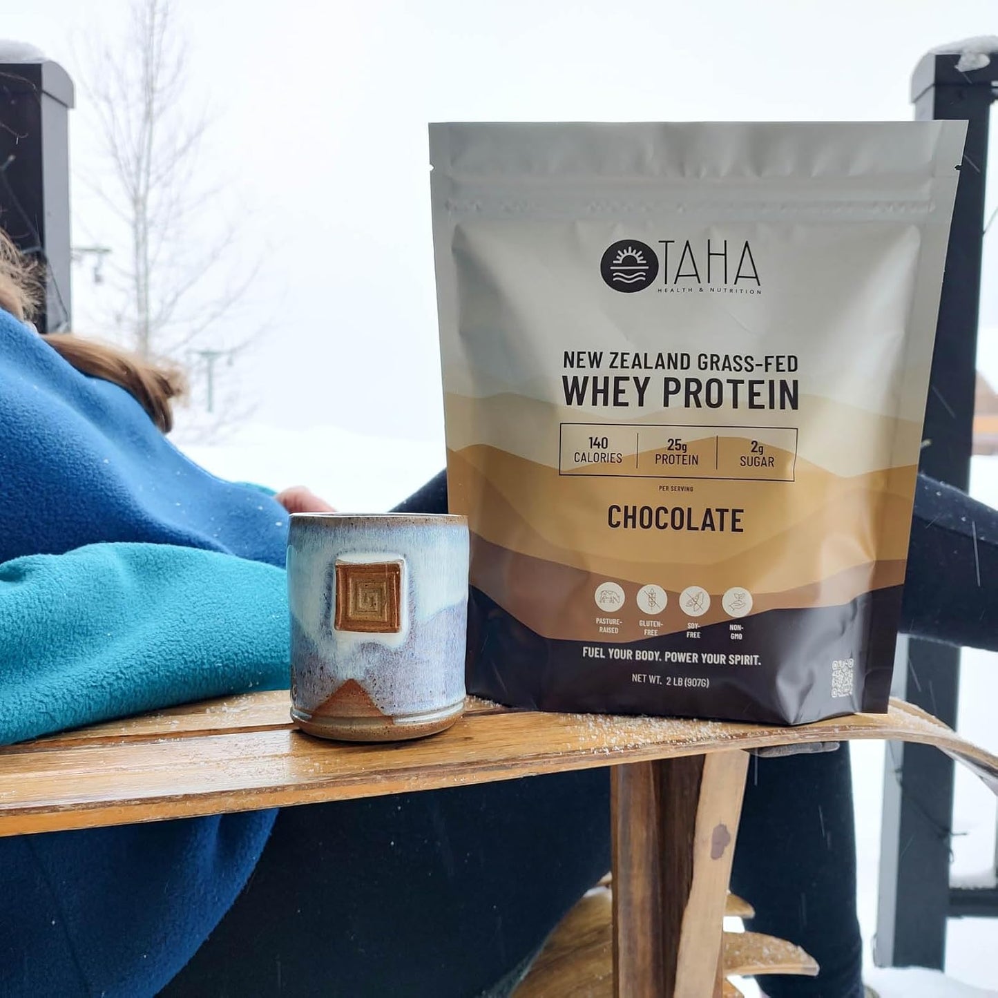chocolate-flavored-whey-protein-powder-25g-protein-140-calories---grass-fed-free-range-dairy---gluten-soy-free---keto-kosher---2lb-7