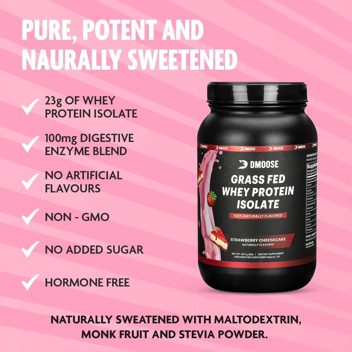 organic-grass-fed-whey-protein-powder-for-muscle-growth-recovery---strawberry-flavor-high-in-amino-acids-fast-absorption-formula---2-lbs-2