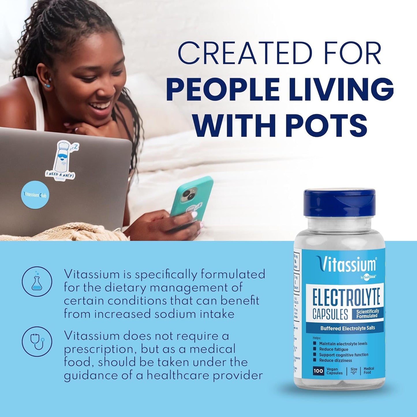 unflavored-vitassium-electrolyte-capsules-for-pots-high-sodium-diets---200-salt-pills-size-0-500mg-sodium-100mg-potassium-2