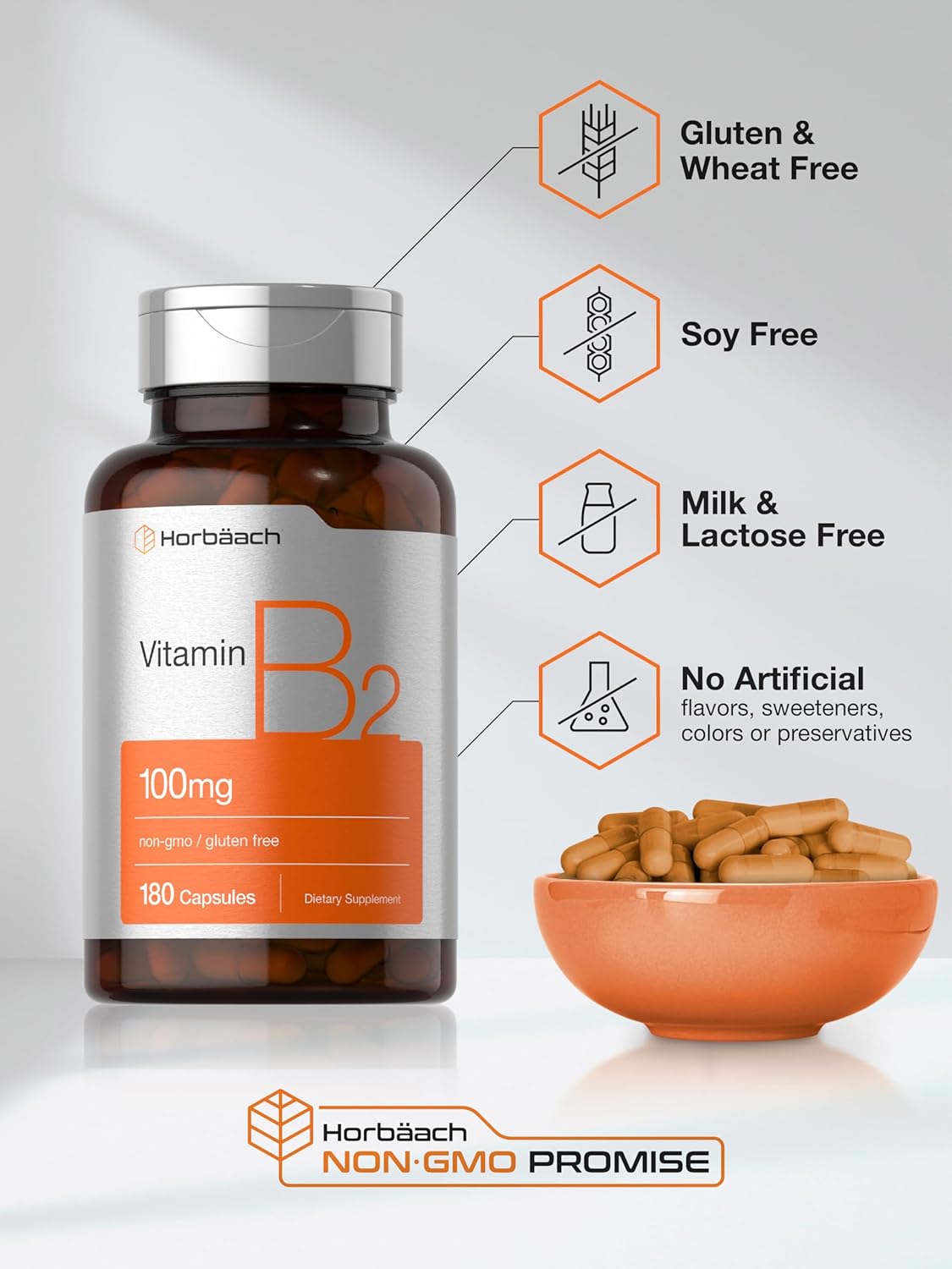 180-non-gmo-vitamin-b-2-riboflavin-capsules-100mg---gluten-free-supplement-by-horbach-5
