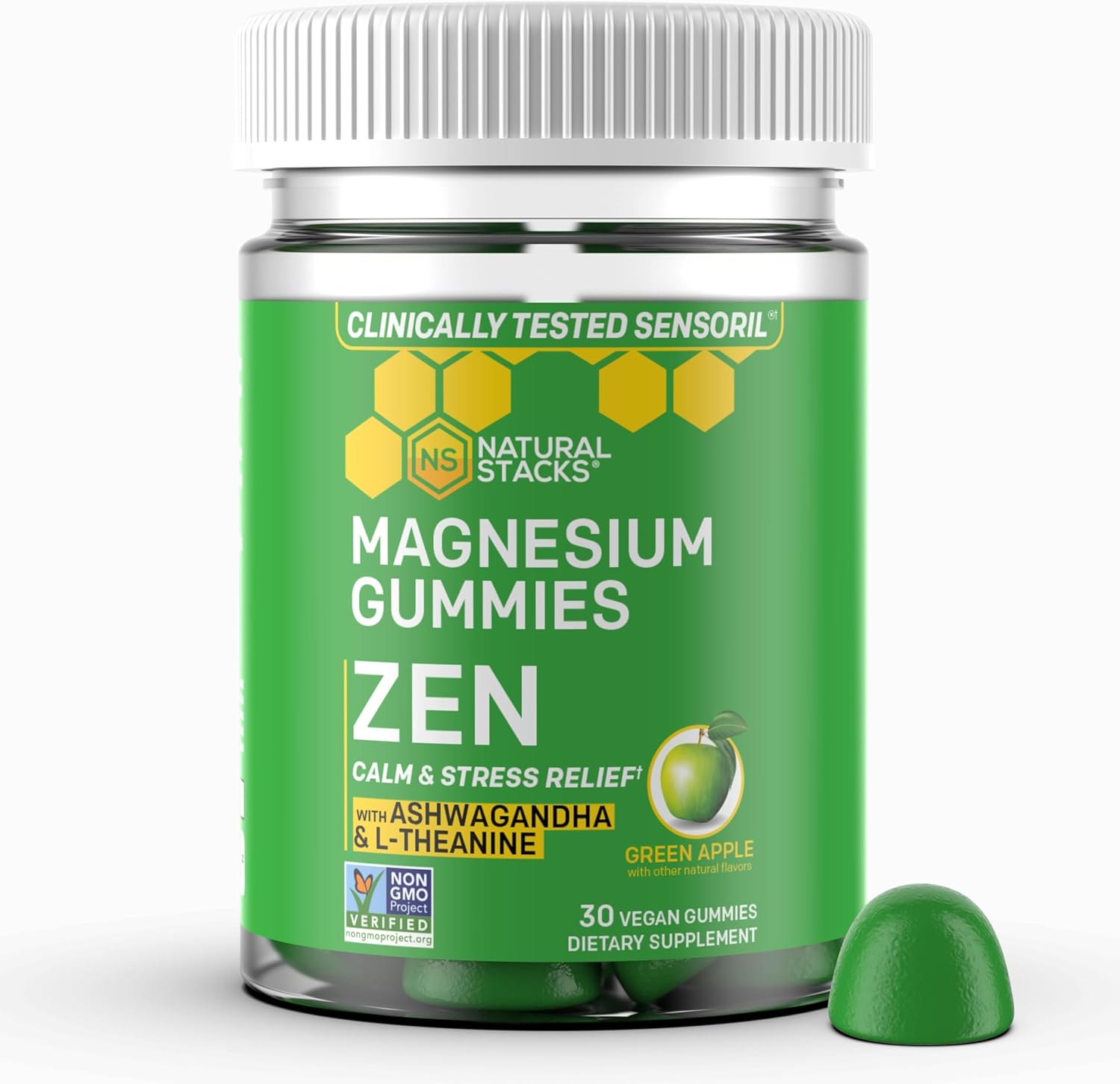 Bundle: Natural Stacks Magtech Magnesium + Zen Magnesium Gummies - 4 Forms - Relaxation & Brain Health - 120 Pieces - Espot.com.au