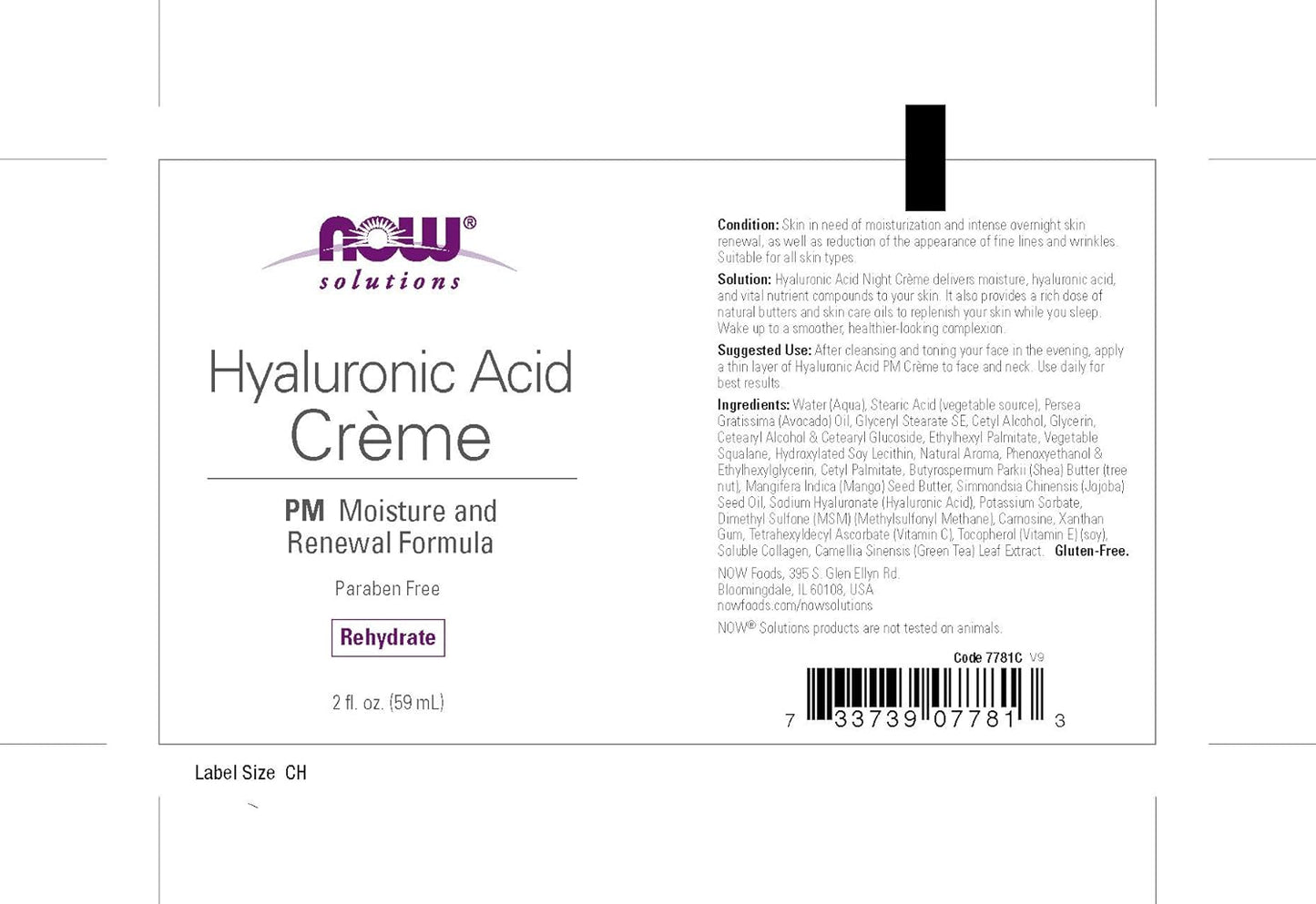 now-foods-solutions-hyaluronic-acid-pm-cream---2-fl-oz-59-ml---hydrating-night-cream-for-skin-renewal-and-moisture-boost-2