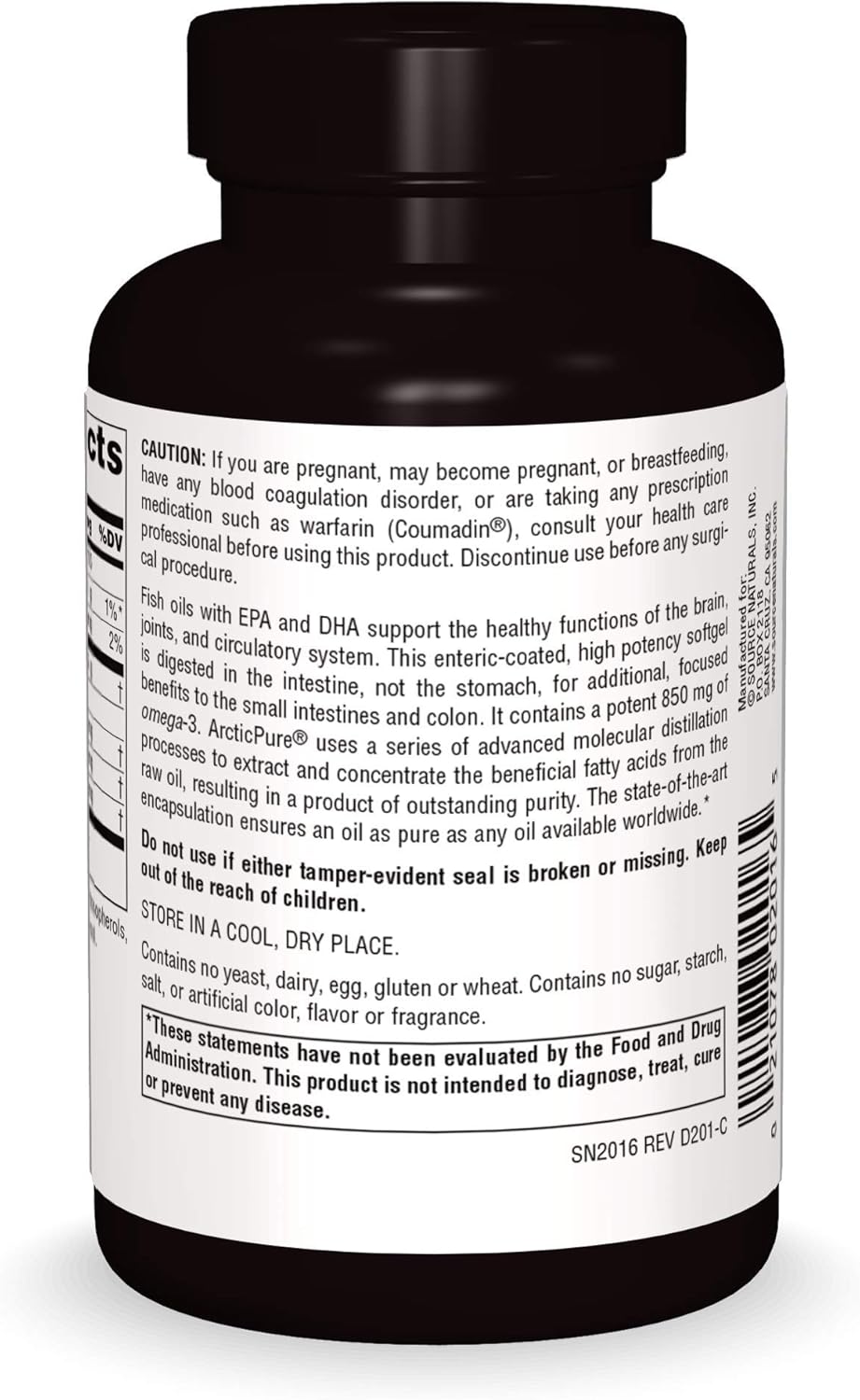 enteric-coated-omega-3-fish-oil-softgels-850mg-ultra-potency-epa-dha-for-heart-joint-brain-immune-health---60-ct-2