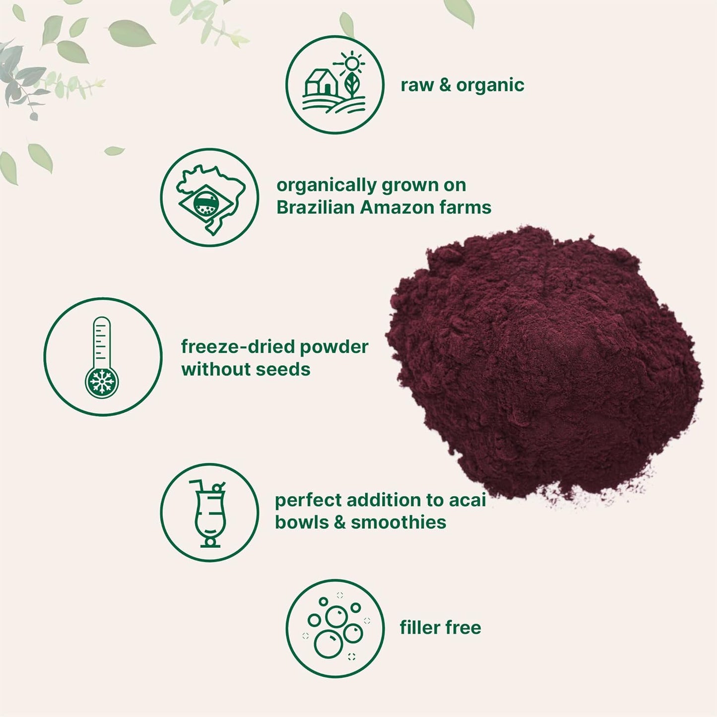 organic-acai-powder-8oz---100-natural-freeze-dried-wildberry-source-for-drinks-smoothies---no-additives-non-gmo-vegan---great-flavor-boost-3