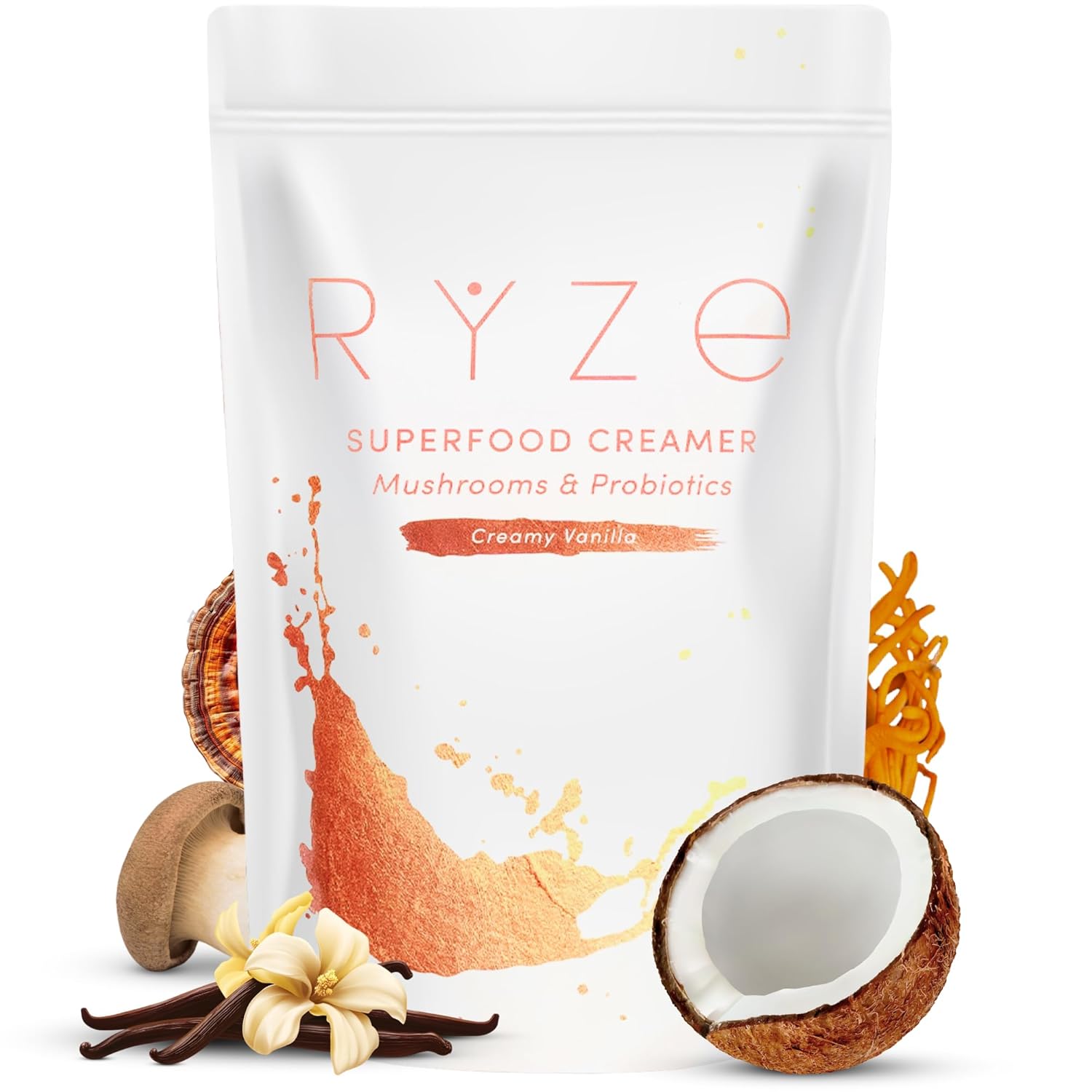 ryze-superfood-creamer-with-mushrooms-and-probiotics---6-adaptogenic-mushroom-blend-for-energy-focus-digestion-and-immunity---gluten-free-keto-friendly---cordyceps-lions-mane-turkey-tail---30-servings-1