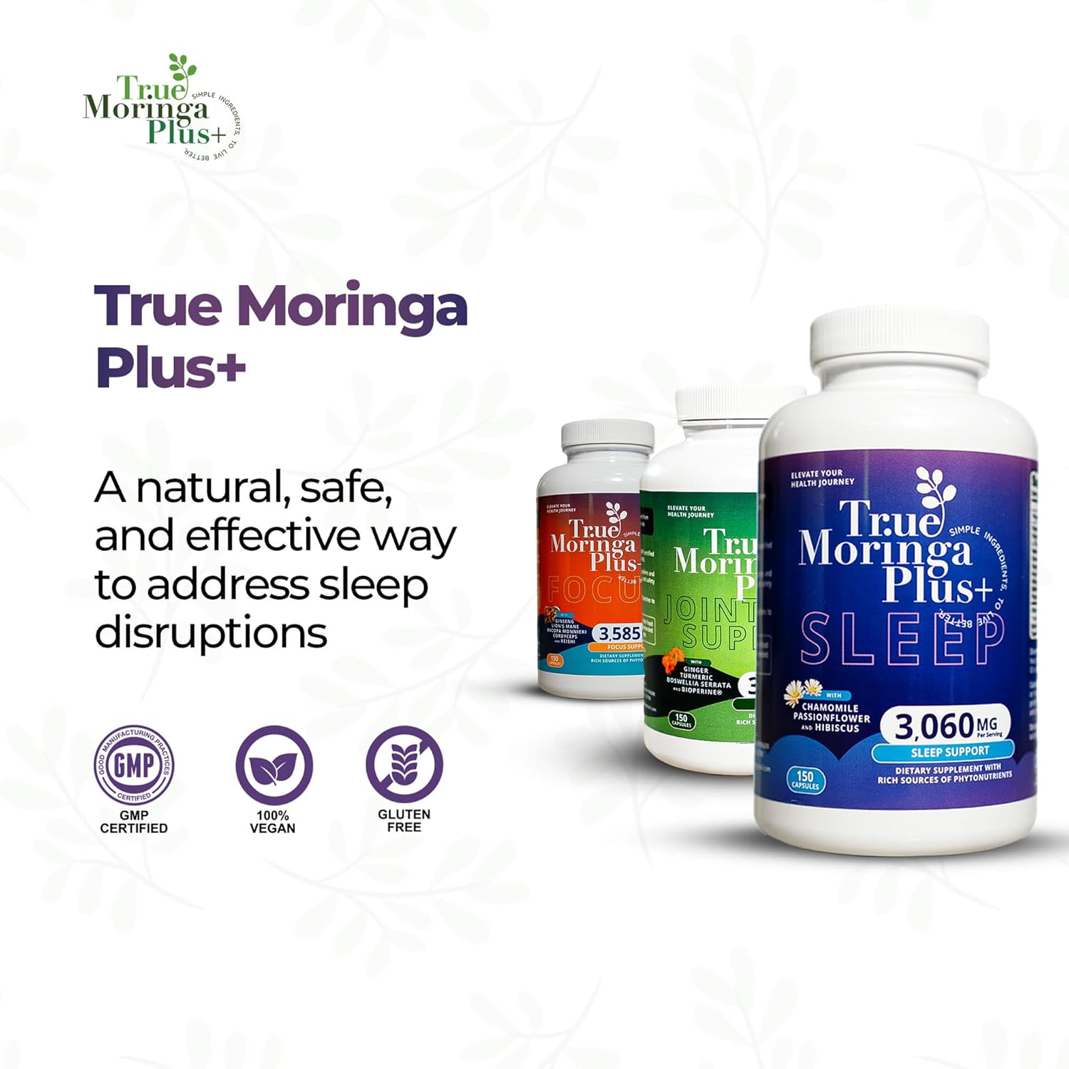 organic-moringa-sleep-support-supplement-with-chamomile-passion-flower-valerian-root-hibiscus---natural-aid-for-relaxation---150-capsules-20000mg-5