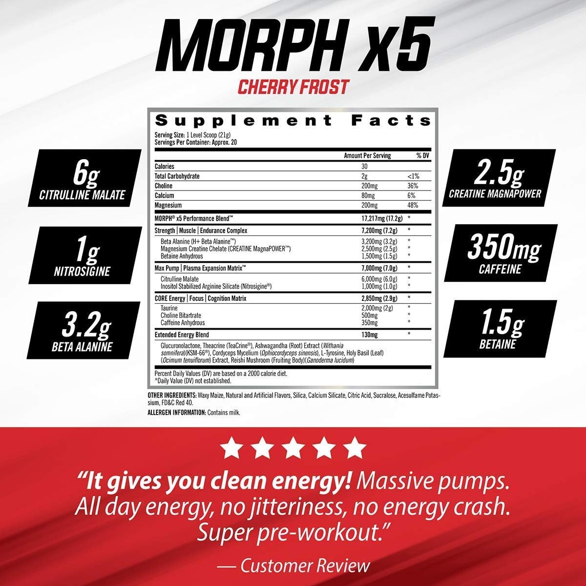 isatori-morph-xtreme-pre-workout---bombsicle-flavor-20-servings-with-classic-clear-blender-bottle-red-top-4