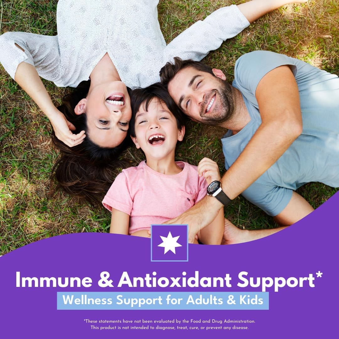 65x Concentrated Elderberry Elixir with Aronia Berry for Immune Support - 4 Fl. Oz - Kid Friendly & Sugar-Free - Espot.com.au