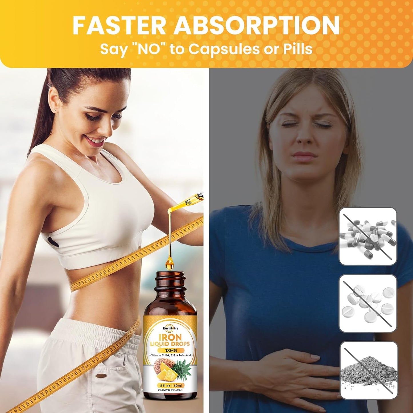liquid-iron-supplement-with-folate-vitamin-c-b6-b12-for-anemia-energy-support-pineapple-flavor---2-fl-oz---women-men-kids-6