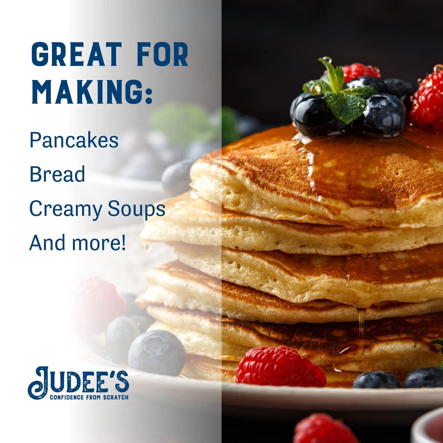 Gluten-Free Buttermilk Powder for Baking & Cooking - 11.25 oz Dried Mix for Pancakes, Fried Chicken, Cornbread by Judee's - Espot.com.au