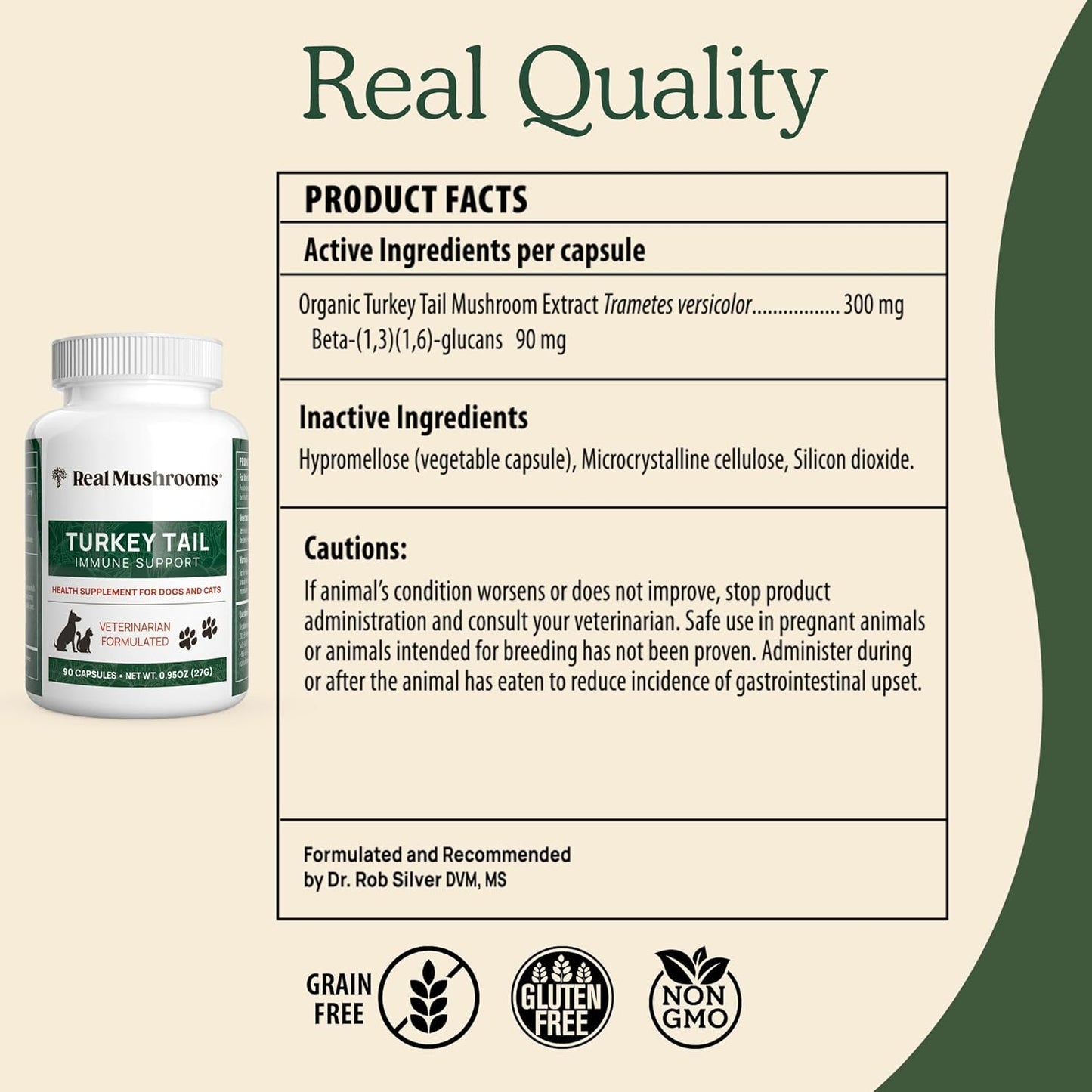turkey-tail-pet-support---dog-immune-gut-health-multivitamins---grain-free-gluten-free-vet-approved-90ct-7