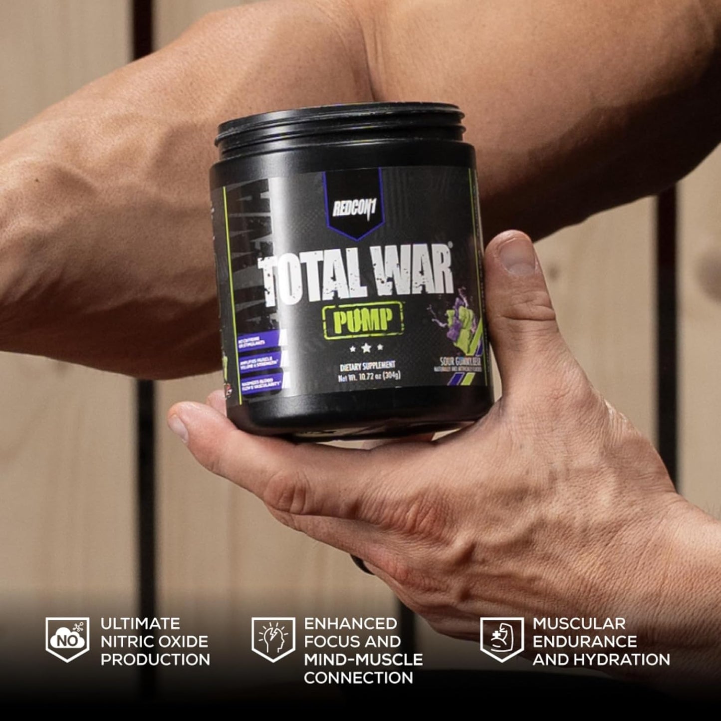 total-war-pump---caffeine-free-pre-workout-powder-with-l-citrulline-beta-alanine---for-men-women---blue-lemonade-flavor---1093-oz-7