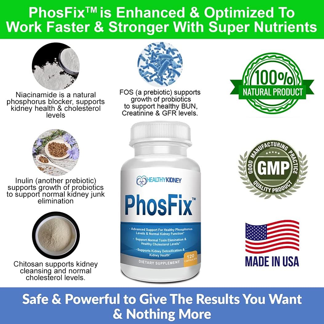 Kidney Restore & PhosFix Bundle - Supports Kidney Function, Health, and Phosphorus Levels - 2-Pack for Optimal Wellness - Espot.com.au