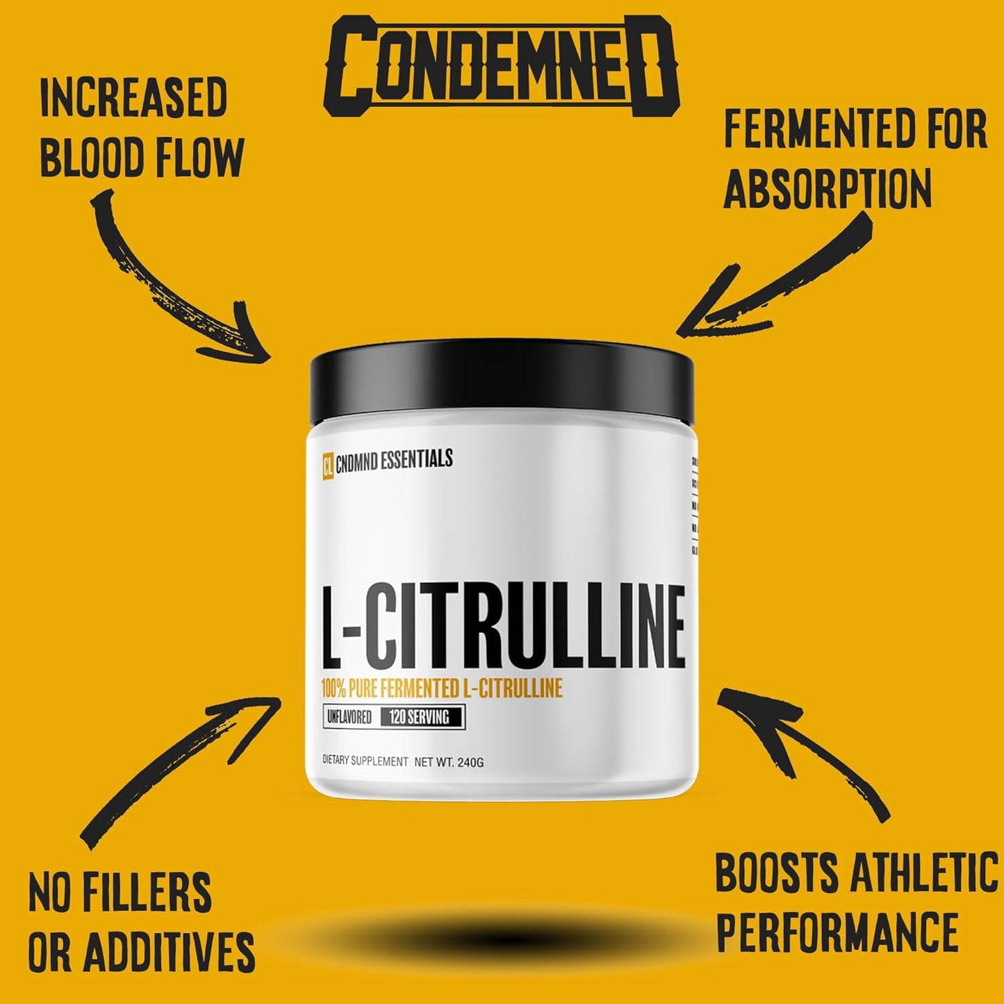 condemned-labz-l-citrulline-powder-pure-fermented-nitric-oxide-booster-for-endurance---vegan-gluten-free---120-servings-4
