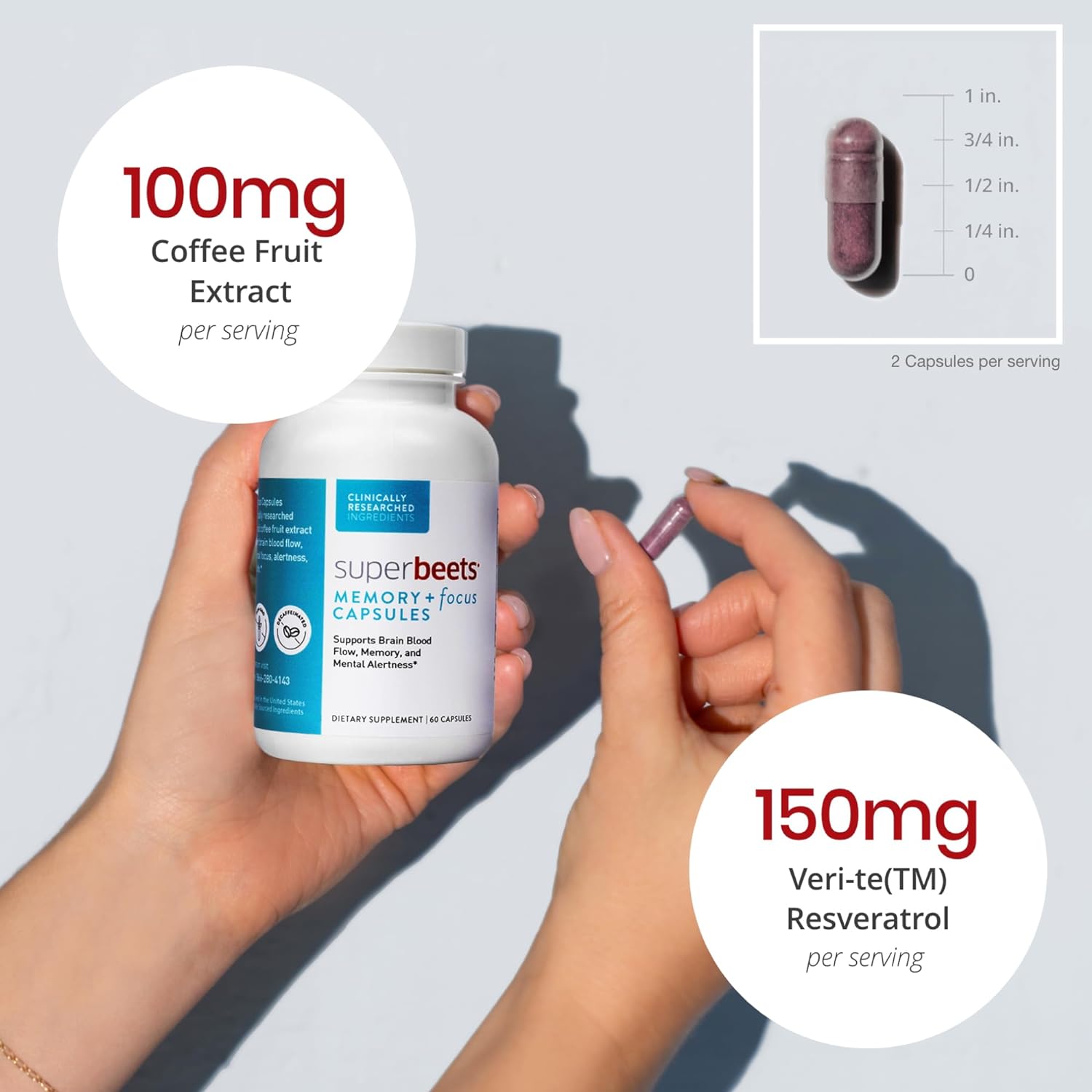 superbeets-memory-focus-brain-supplement-capsules---boost-mental-alertness-with-clinically-studied-nootropics-resveratrol-beet-root-powder---sugar-free-60-count-6