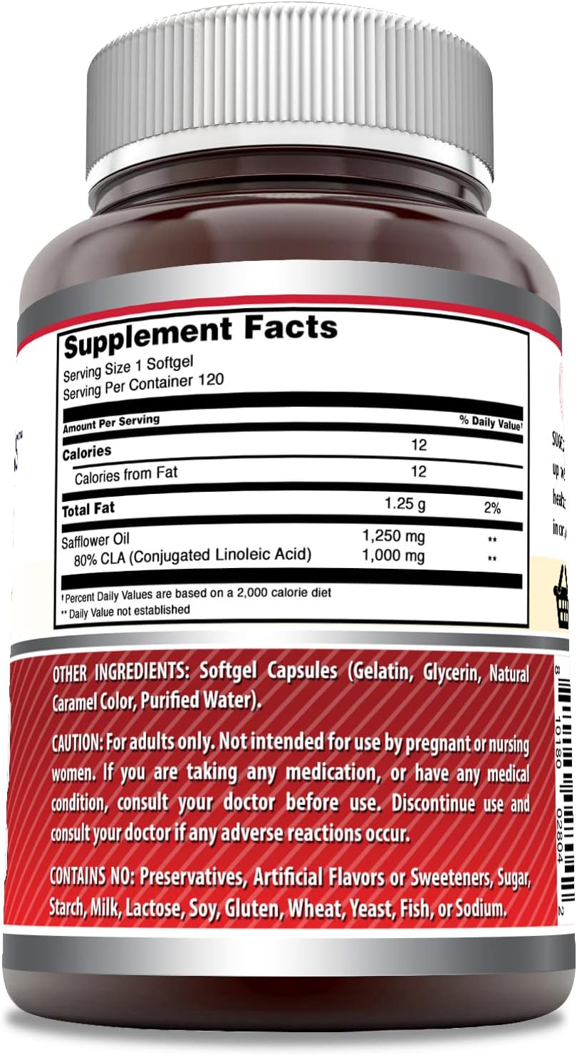 amazing-formulas-cla-supplement-1250mg-softgels---non-gmo-gluten-free-made-in-usa---conjugated-linoleic-acid-120-count-2