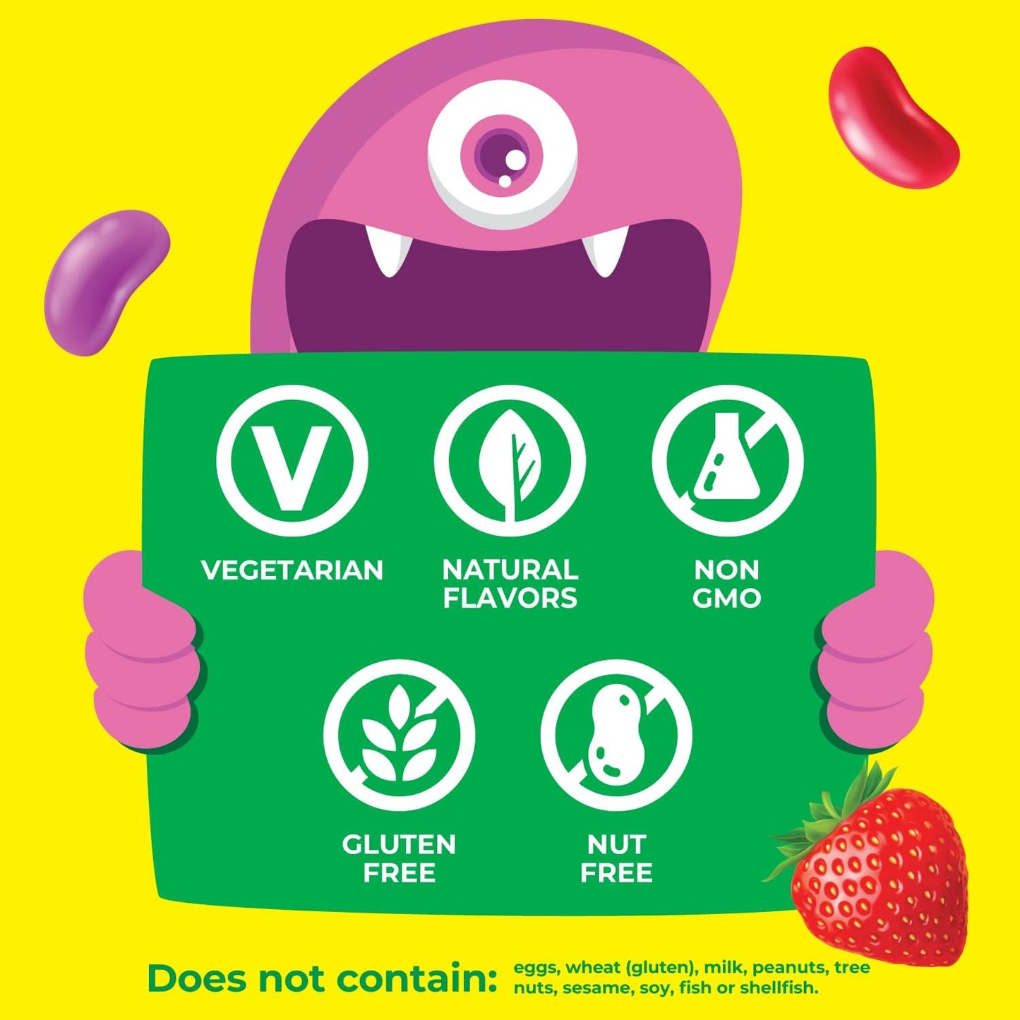 Children's Immune Support Vitamin D Gummies - 1000 IU Strawberry Flavor, Vegetarian, Non-GMO, Gluten & Nut Free - 60 Count - Espot.com.au