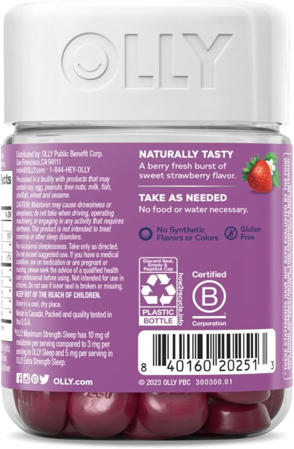 50-count-olly-max-strength-sleep-gummy-with-10mg-melatonin-l-theanine-chamomile-lemon-balm-sugar-free-vegetarian-sleep-aid-in-strawberry-flavor-7