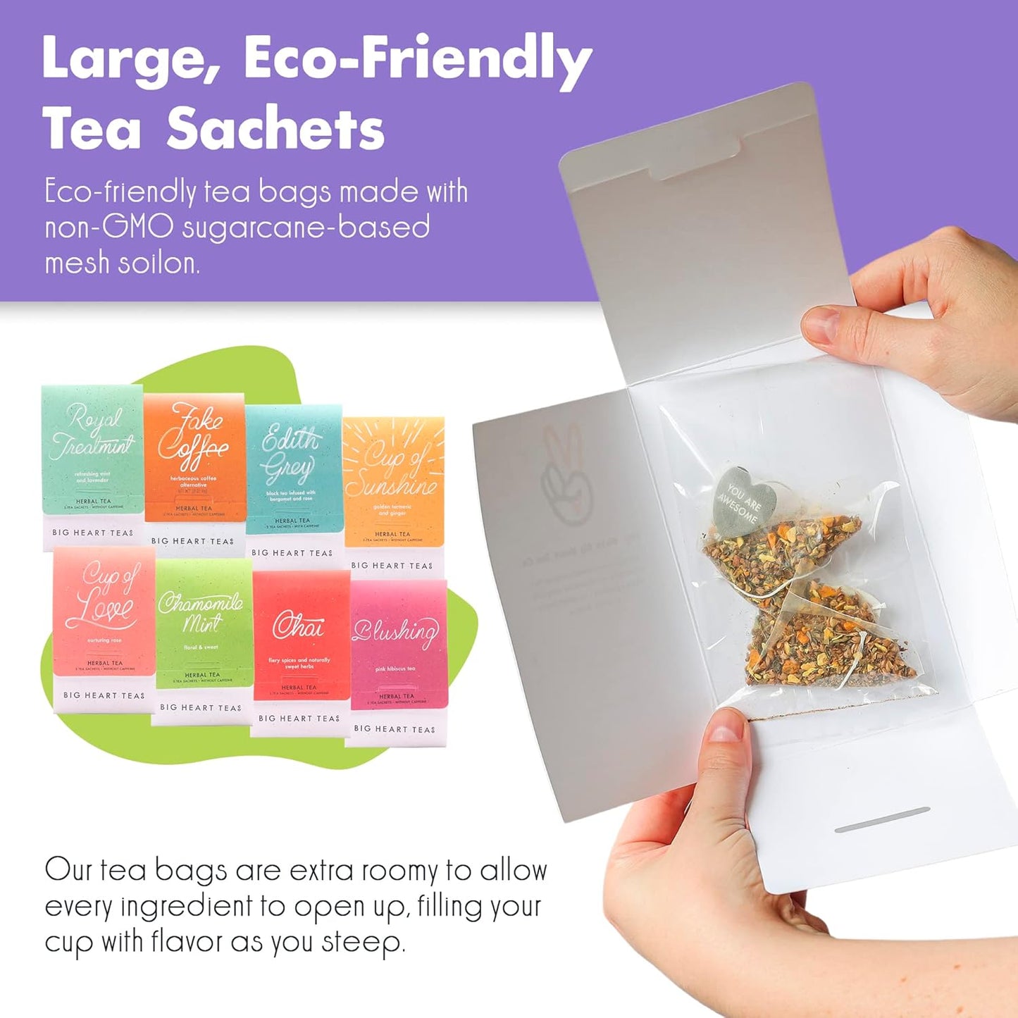 certified-organic-ayurvedic-herbal-tea-bags-sampler-set---small-batch-ground-herbs-florals-spices---plastic-free-sachets---8-flavors-16-pack-2