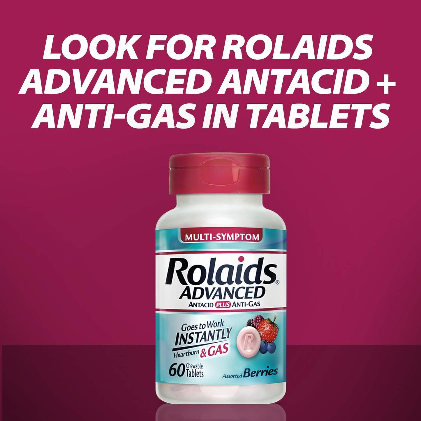 Rolaids Mixed Berry Softchews 28ct Pack of 3 - Advanced Antacid & Anti-Gas for Heartburn and Gas Relief - Espot.com.au