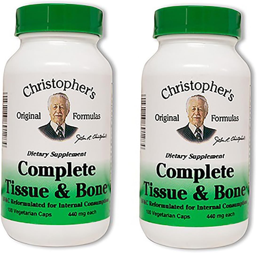Dr. Christopher's Complete Tissue and Bone Formula VegCap - Pack of 200 - Espot.com.au