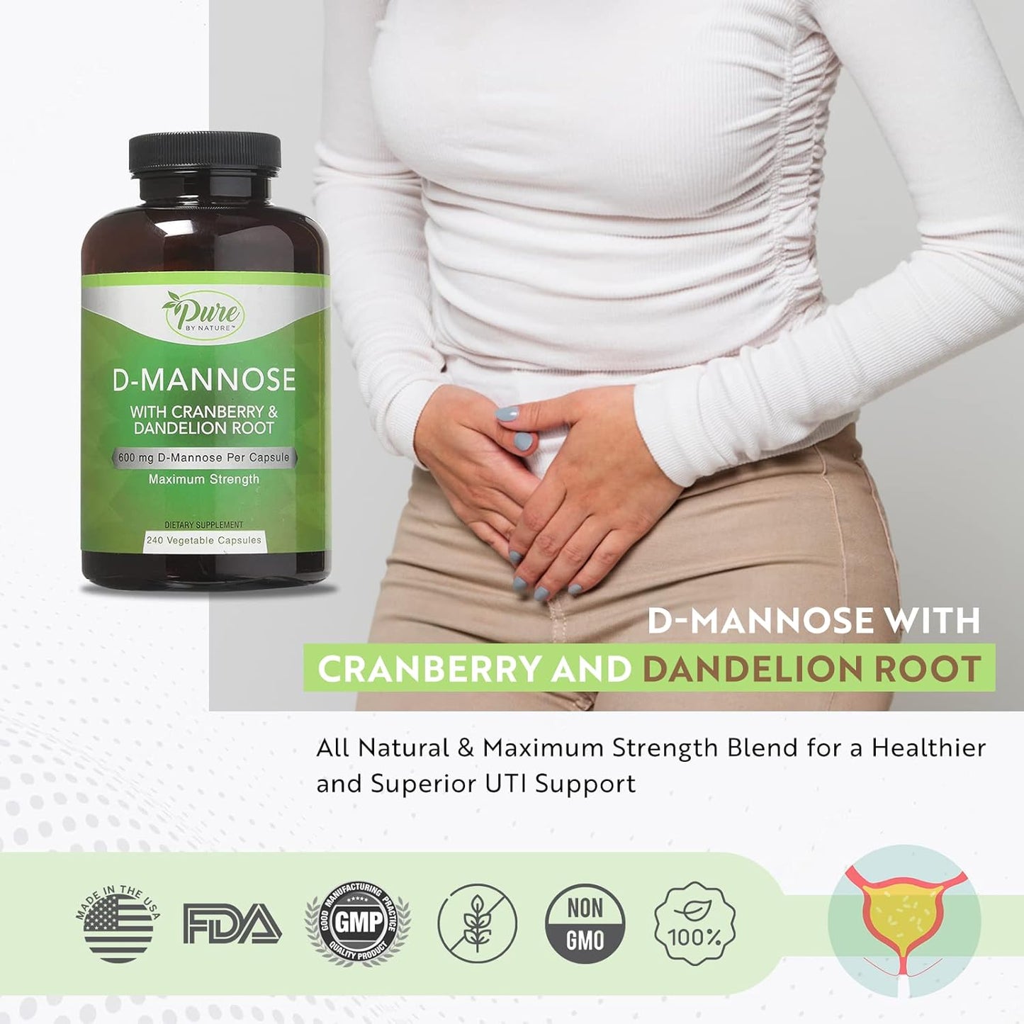 600mg-d-mannose-vegan-capsules-with-cranberry-dandelion-extract---urinary-tract-health-support---detox-body---pure-by-nature---240-count-5