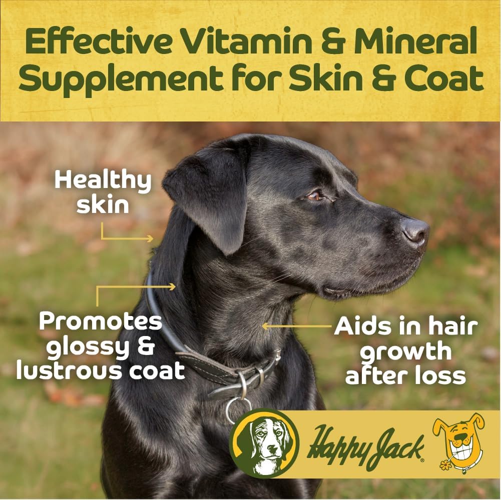 skin-and-coat-supplement-for-dogs-cats---happy-jack-dermaplex-14oz---promotes-hair-growth-for-pets-with-eczema-hot-spots-mange-infections-and-wounds-4
