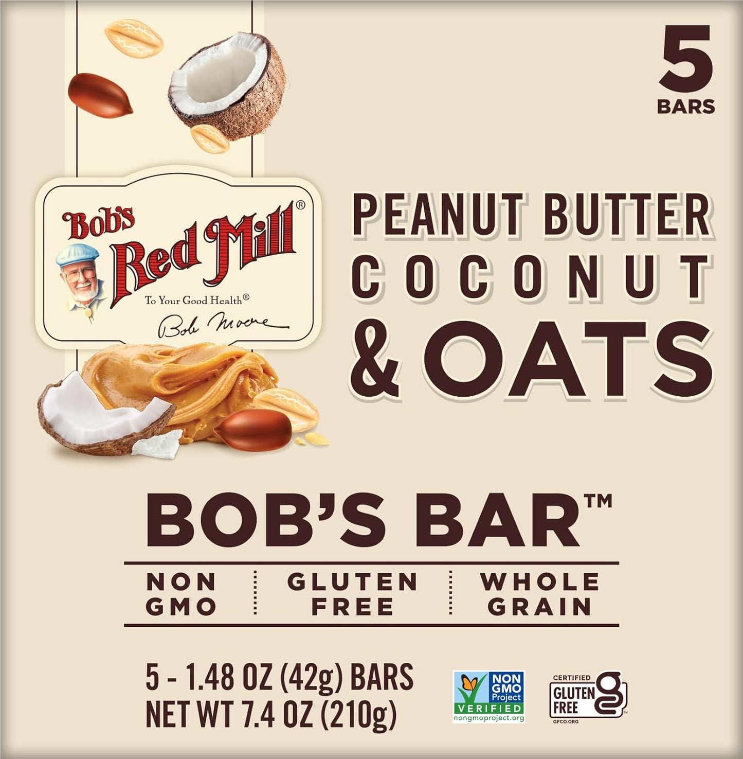 gluten-free-peanut-butter-coconut-oats-snack-bars---bobs-red-mill---5-bars-pack-of-1---non-gmo-whole-grain-snacks-3