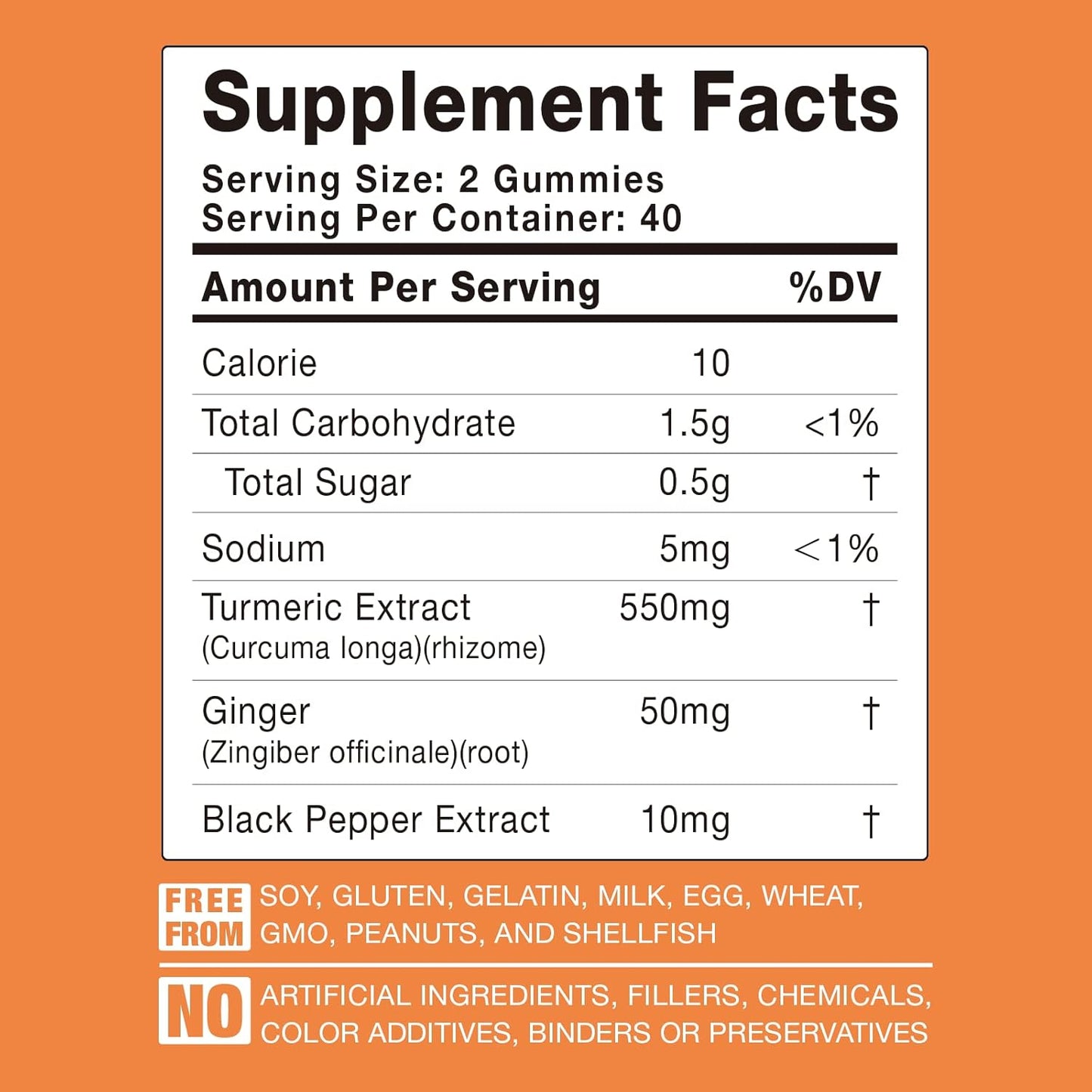 2-pack-turmeric-curcumin-gummies-with-ginger-black-pepper-extract---pain-inflammation-support-for-joints-weight---vegan-organic-tumeric-gummy-supplements-for-adults-kids-8