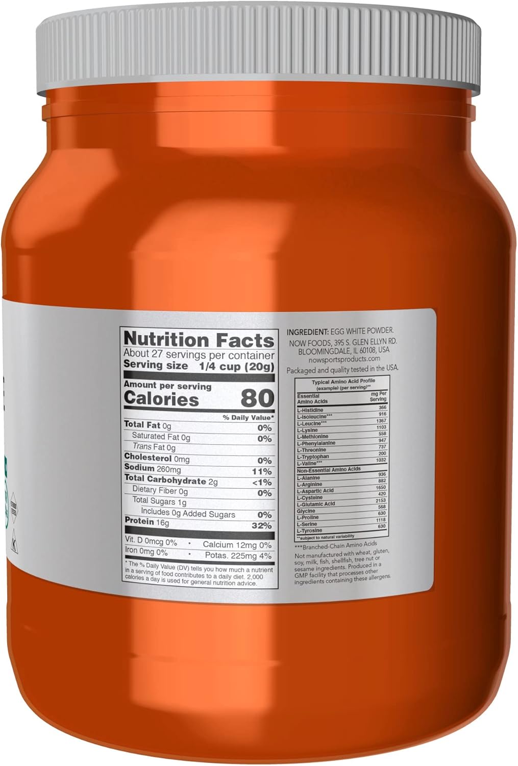 now-sports-nutrition-egg-white-protein-powder-12lb-pack-of-2---unflavored-16g-protein-with-bcaas---now-foods-1
