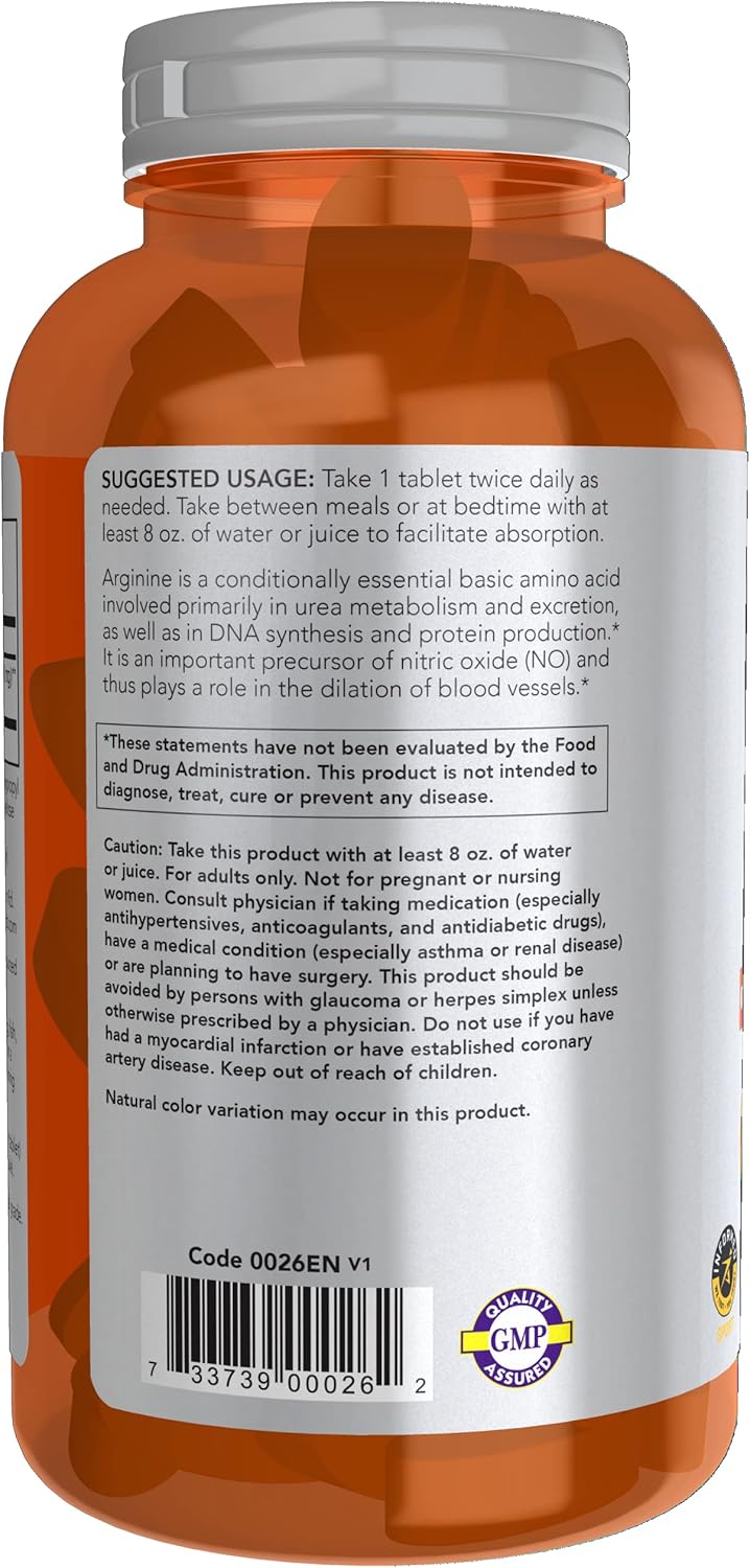 now-foods-sports-nutrition-l-arginine-double-strength-1000mg-tablets---nitric-oxide-precursor-for-amino-acids---180-count-pack-3