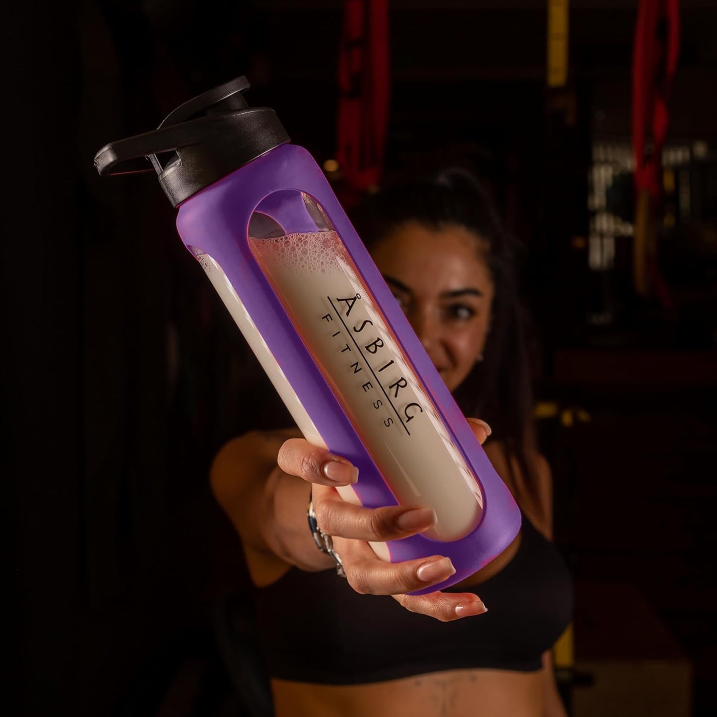 glass-protein-shaker-bottle-with-spiral-ball---asbirg-fitness-black-pastel-purple-drinking-bottle-6
