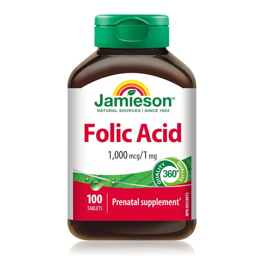 jamieson-folic-acid-1mg-tablets---100-count-bottle-essential-b-vitamin-supplement-for-overall-health-and-well-being-1