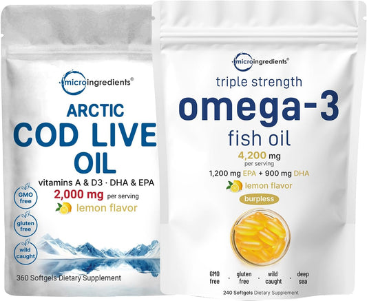 high-potency-omega-3-fish-oil-cod-liver-oil-supplements-360-softgels-lemon-flavored-wild-caught-arctic-deep-sea-fish-burpless-formula-1