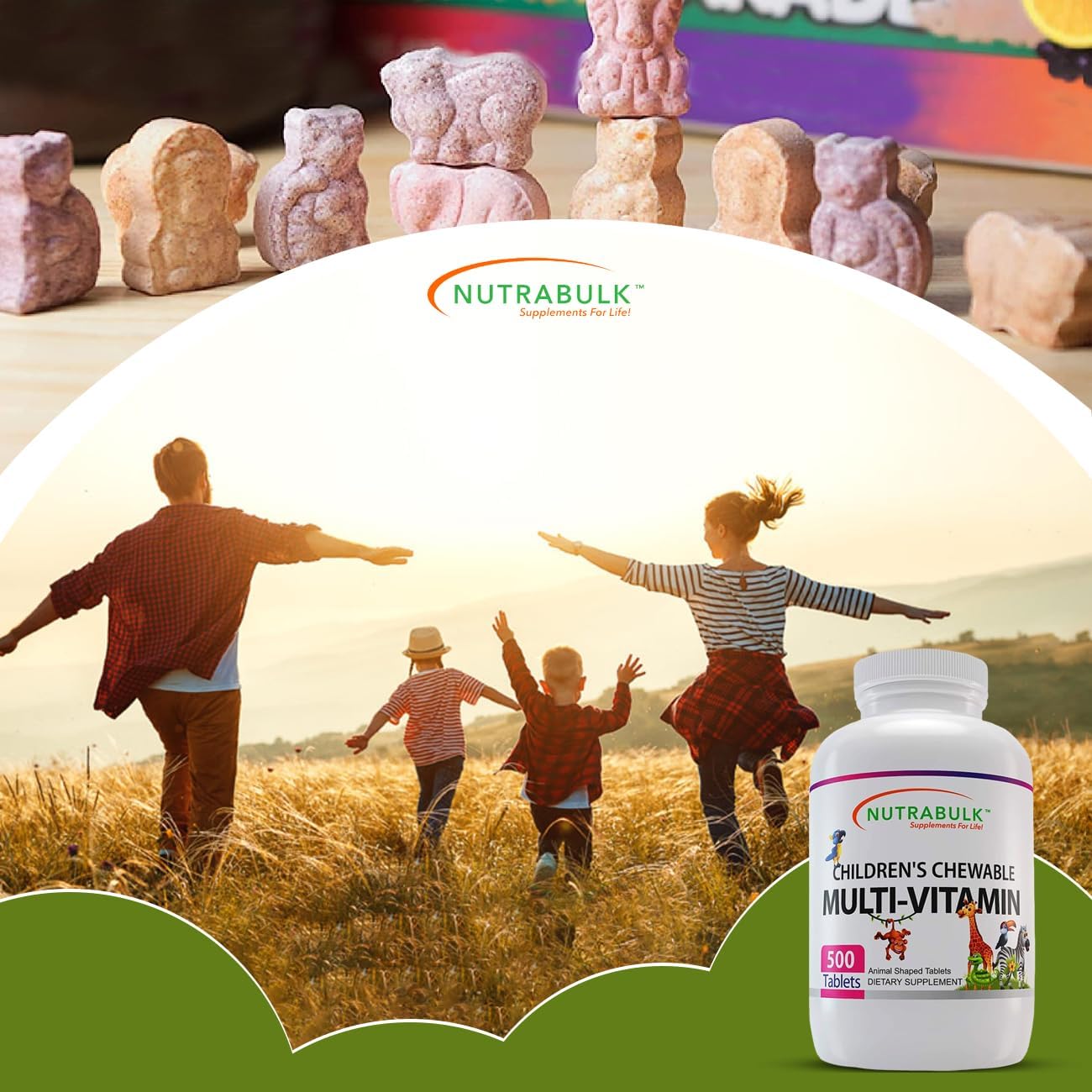usa-made-nutrabulk-childrens-chewable-multi-vitamins---supports-immune-bone-brain-health---vegan-gluten-free---500-cherry-tablets-6