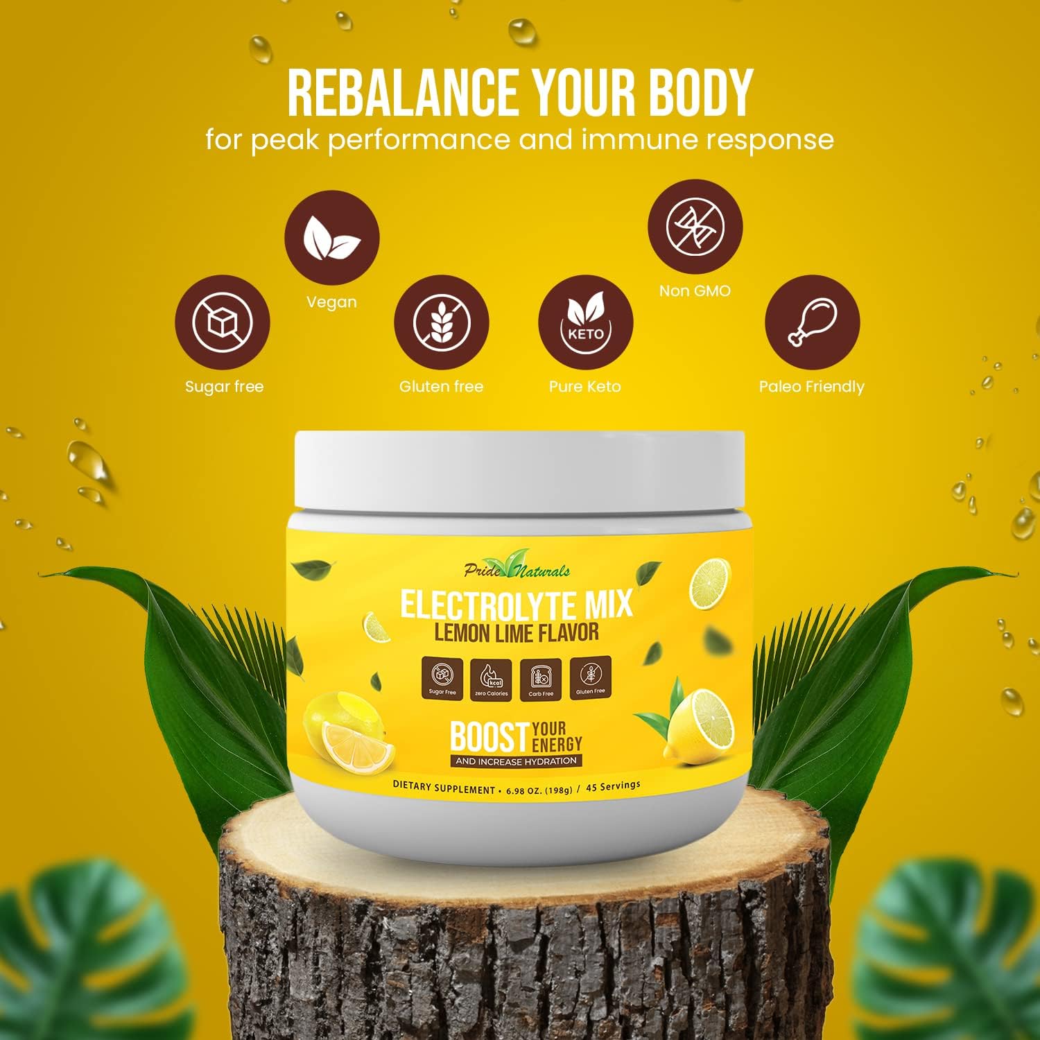 pride-naturals-electrolyte-powder---sugar-free-gluten-free-workout-recovery-drink-with-immune-boosting-vitamins---keto-paleo-friendly---lemon-lime-flavor---198g-8
