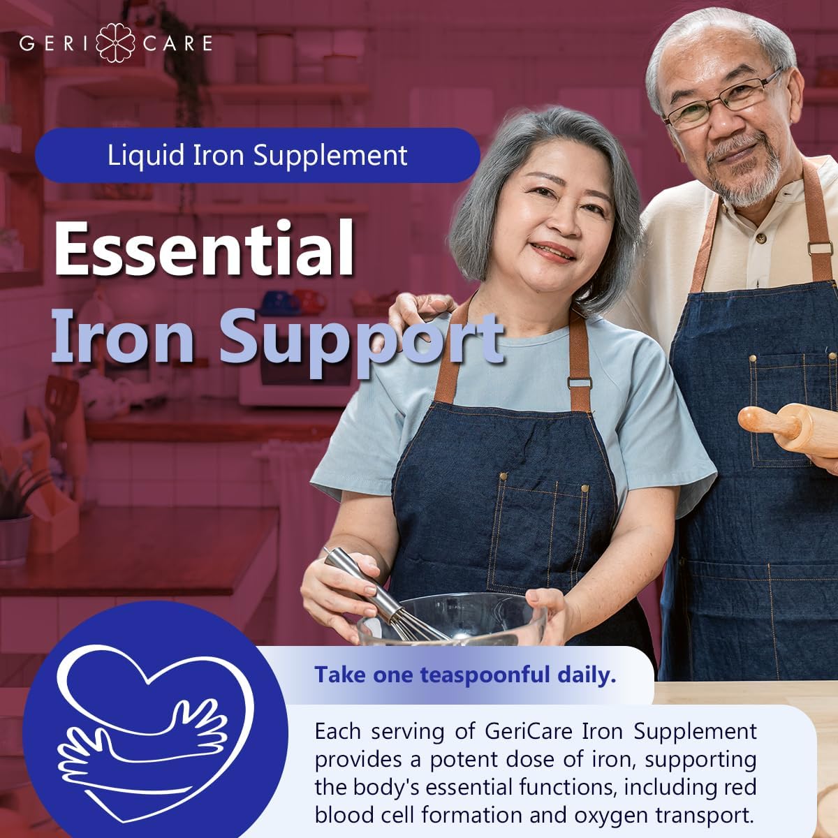 high-potency-gericare-liquid-iron-supplement-for-adults---220mg-iron-per-5ml-dose---anemia-iron-deficiency-support---pack-of-1-5