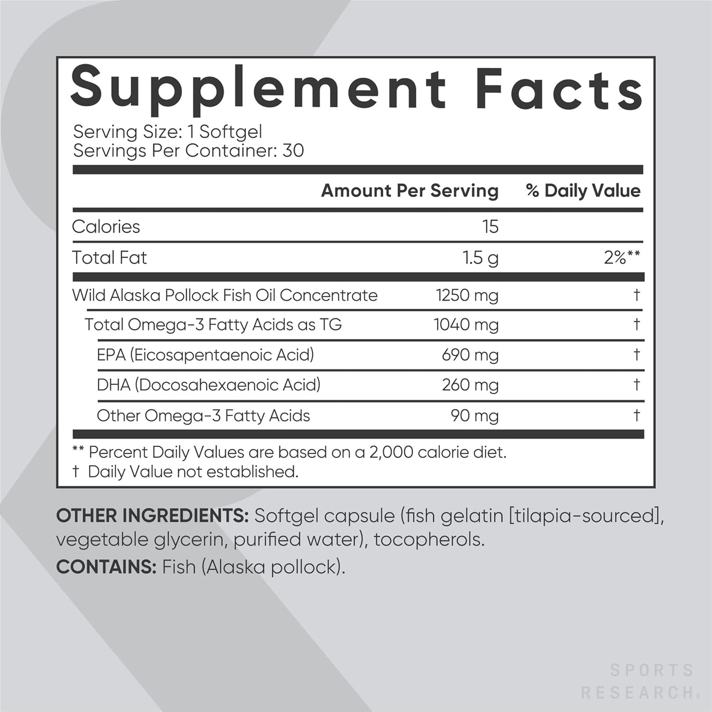 high-strength-omega-3-fish-oil-with-vitamin-d3-mct-oil-and-biotin---30-softgels---wild-alaska-pollock---burpless-formula---vegan-friendly-3