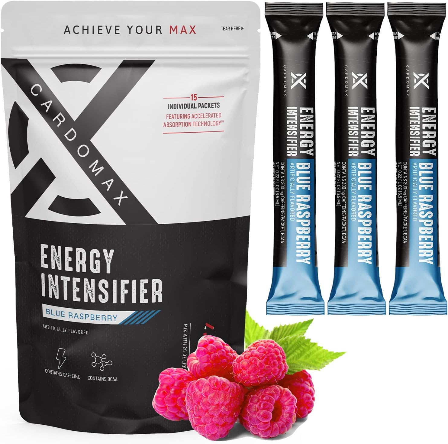 cardomax-energy-intensifier---blue-raspberry-liquid-energy-boost-with-200mg-caffeine-bcaa-vitamin-b12-b6-b3---keto-vegan-sugar-free---no-calories-1