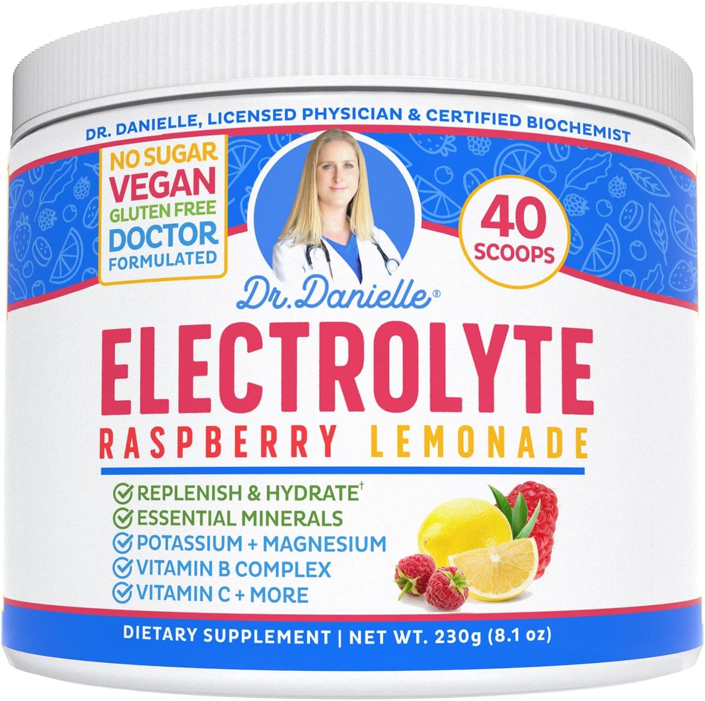 dr-danielles-electrolyte-powder-mix---energy-boosting-hydration-supplement-with-raspberry-lemonade-flavor---keto-friendly-sugar-free-formula-1