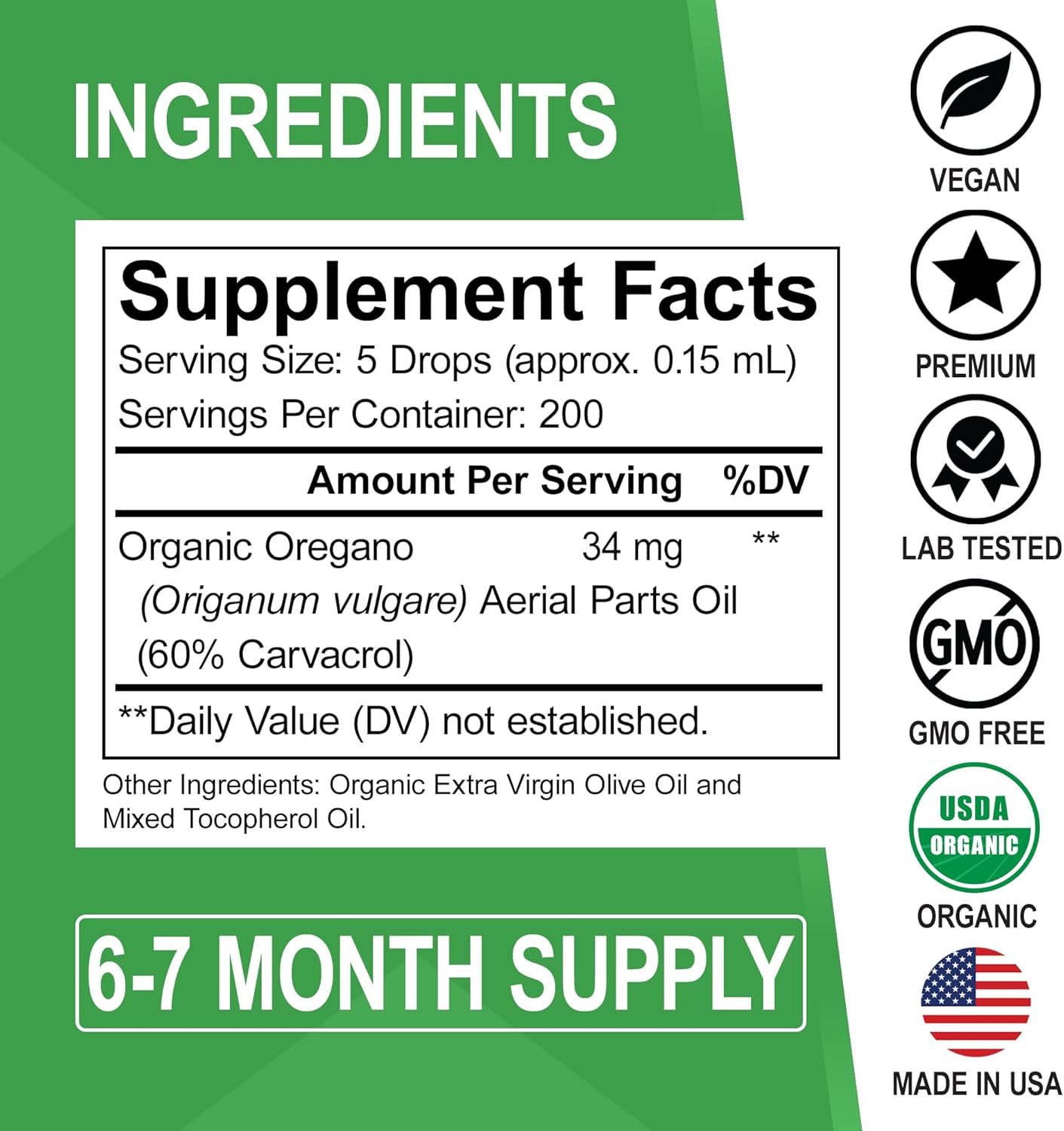 Organic Hormone Balance Liquid Drops for Women - Menstrual Cramp Relief & Hormonal Support with Oregano Oil Tincture - Espot.com.au