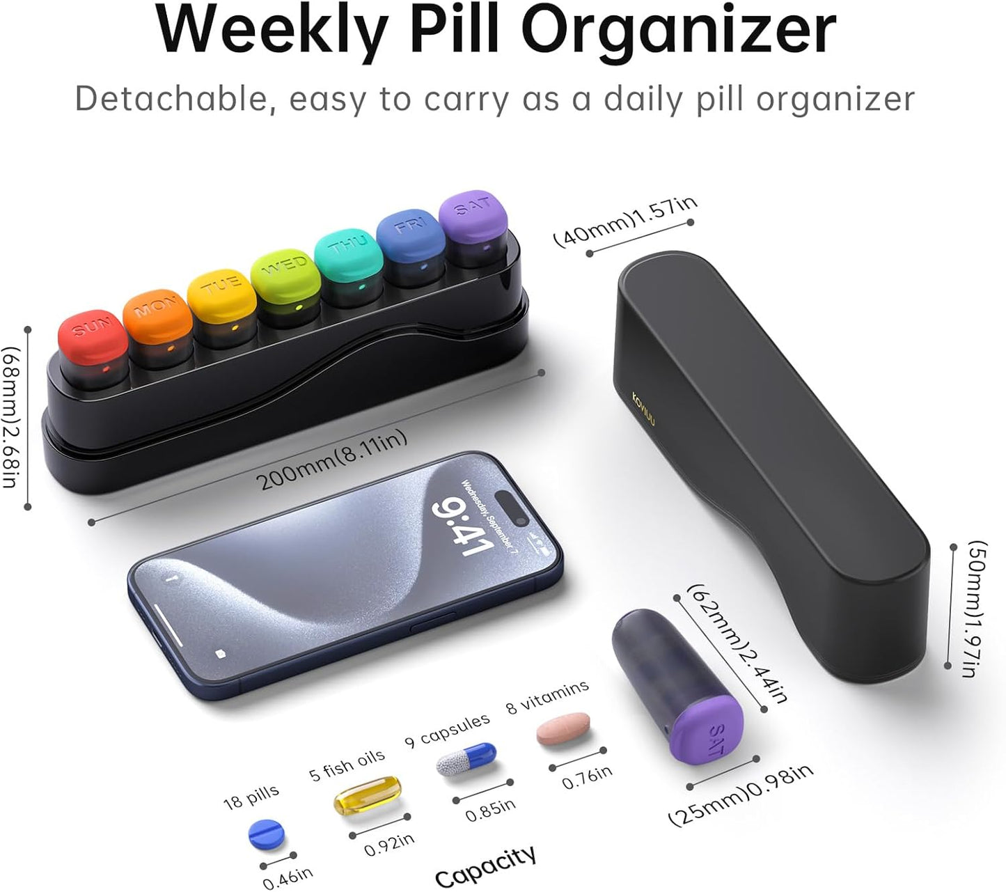 black-weekly-pill-organizer-set---1-time-3-times-a-day---koviuu-organizer-for-medication-management-2