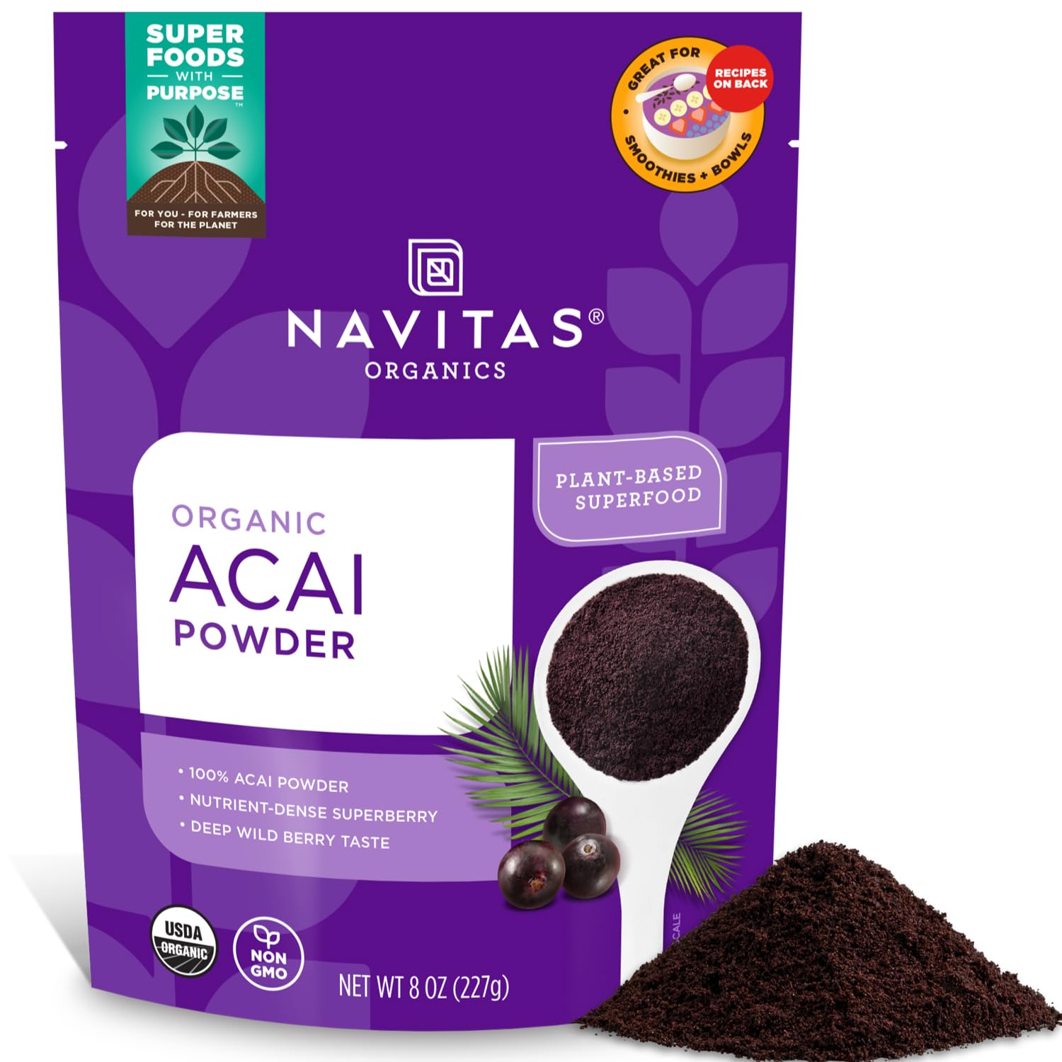 navitas-organics-acai-powder-8-oz-bag---76-servings-organic-non-gmo-freeze-dried-gluten-free-supplement-1