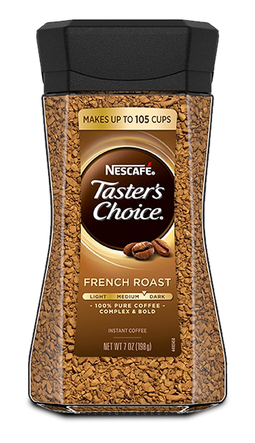 nescafe-tasters-choice-french-roast-instant-coffee-14-oz-jar---pack-of-2-bottles---new-canister-2