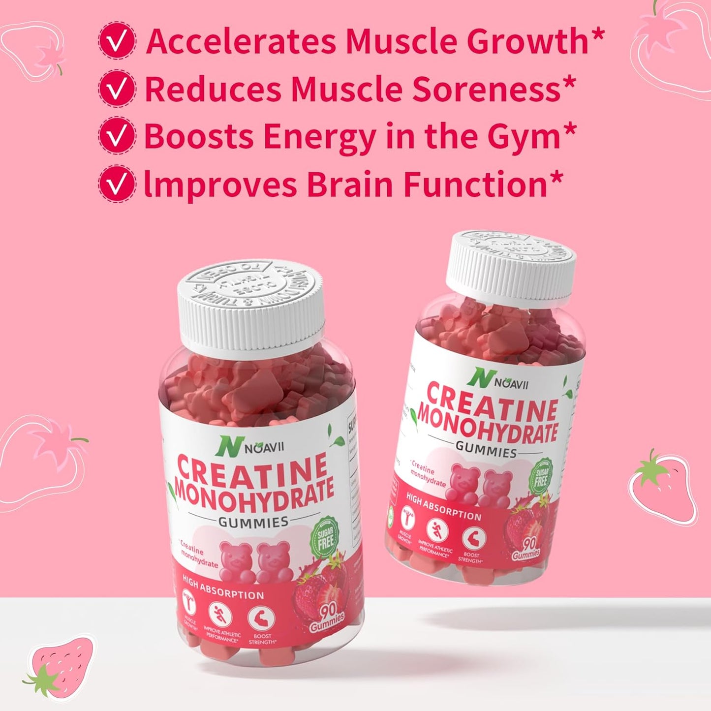 5000mg-creatine-monohydrate-gummies-for-muscle-strength-energy-boost---180-strawberry-chewables-for-men-women---pre-workout-supplement-2
