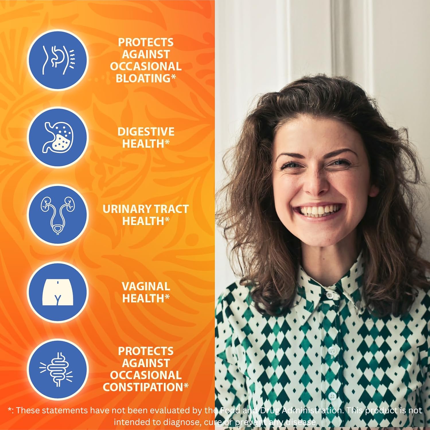 Women's Probiotic with 50 Billion CFU, Prebiotics, & Lactobacillus Reuteri/Rhamnosus for Gut & Vaginal Health - Espot.com.au