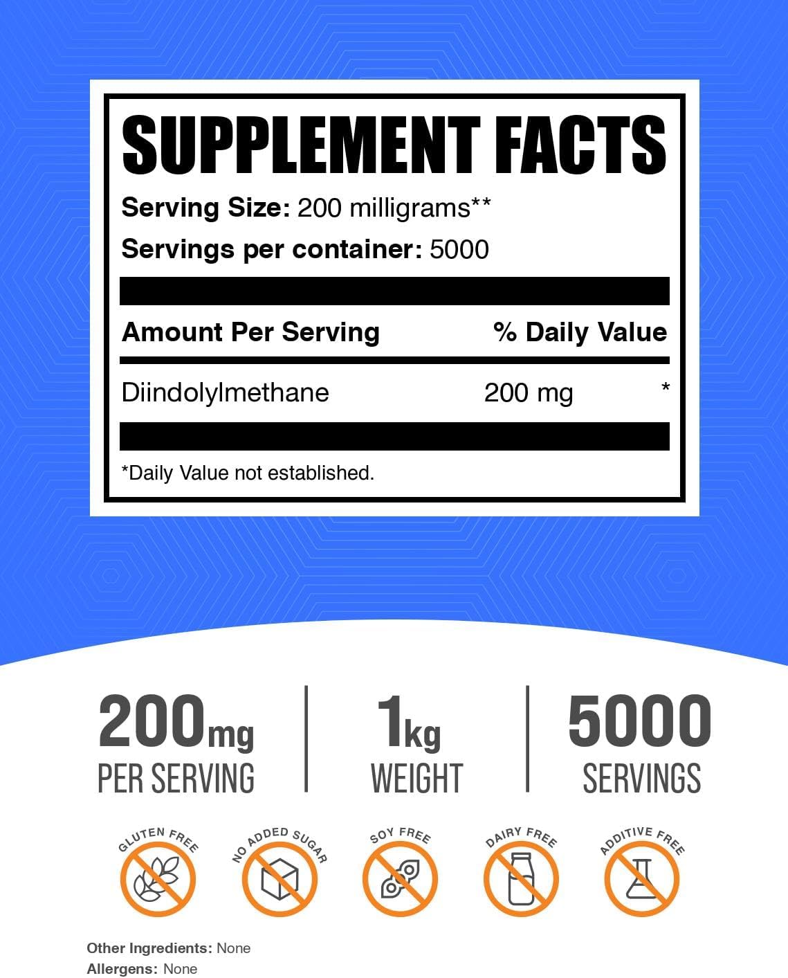 bulksupplementscom-diindolylmethane-powder-200mg---dim-supplement-for-men-women-gluten-free---1kg-22-lbs-pack-of-1-2