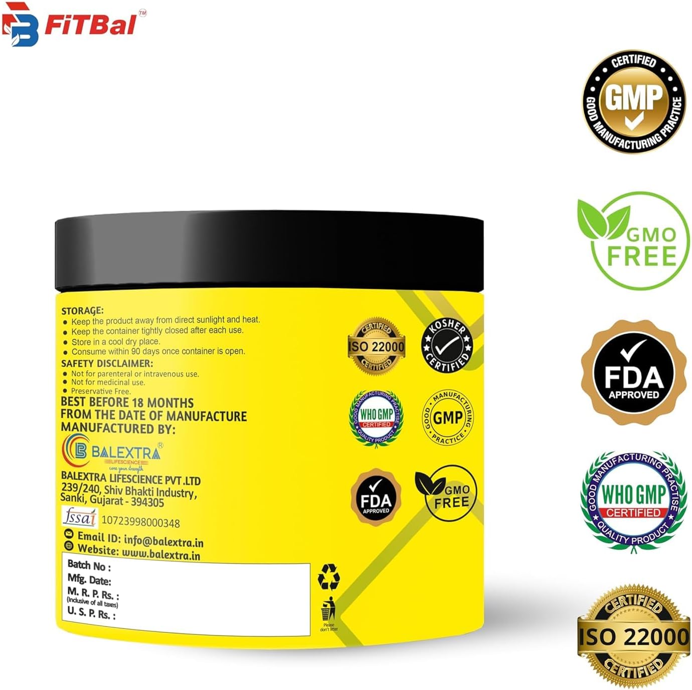 fitbal-vegan-plant-protein-powder---pea-brown-rice-protein-blend-250g-7-servings-27g-protein-per-serving-435g-glutamine-353g-bcaas-high-quality-plant-based-supplement-3