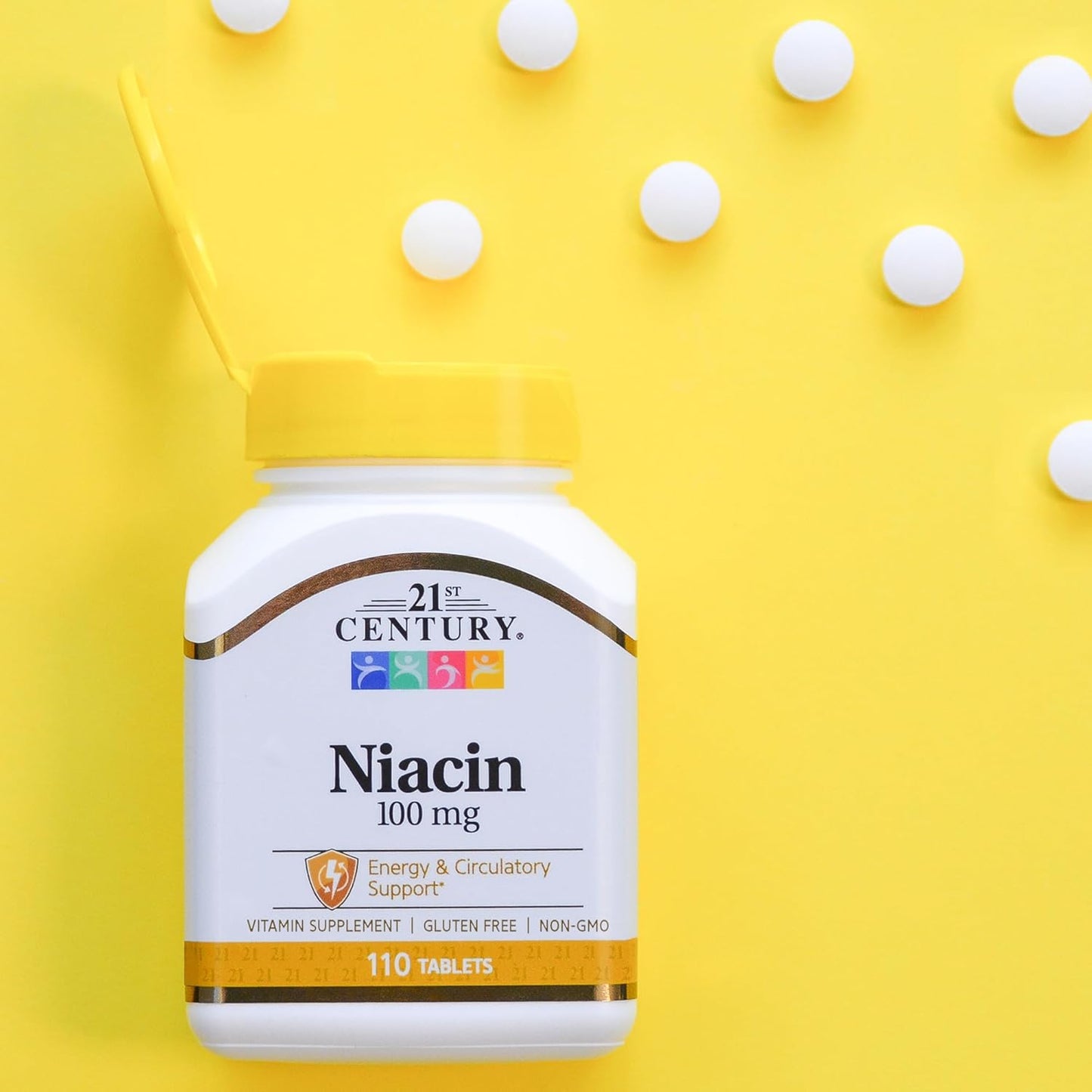 premium-21st-century-niacin-tablets---100-mg-strength---110-tablets-for-heart-health-4