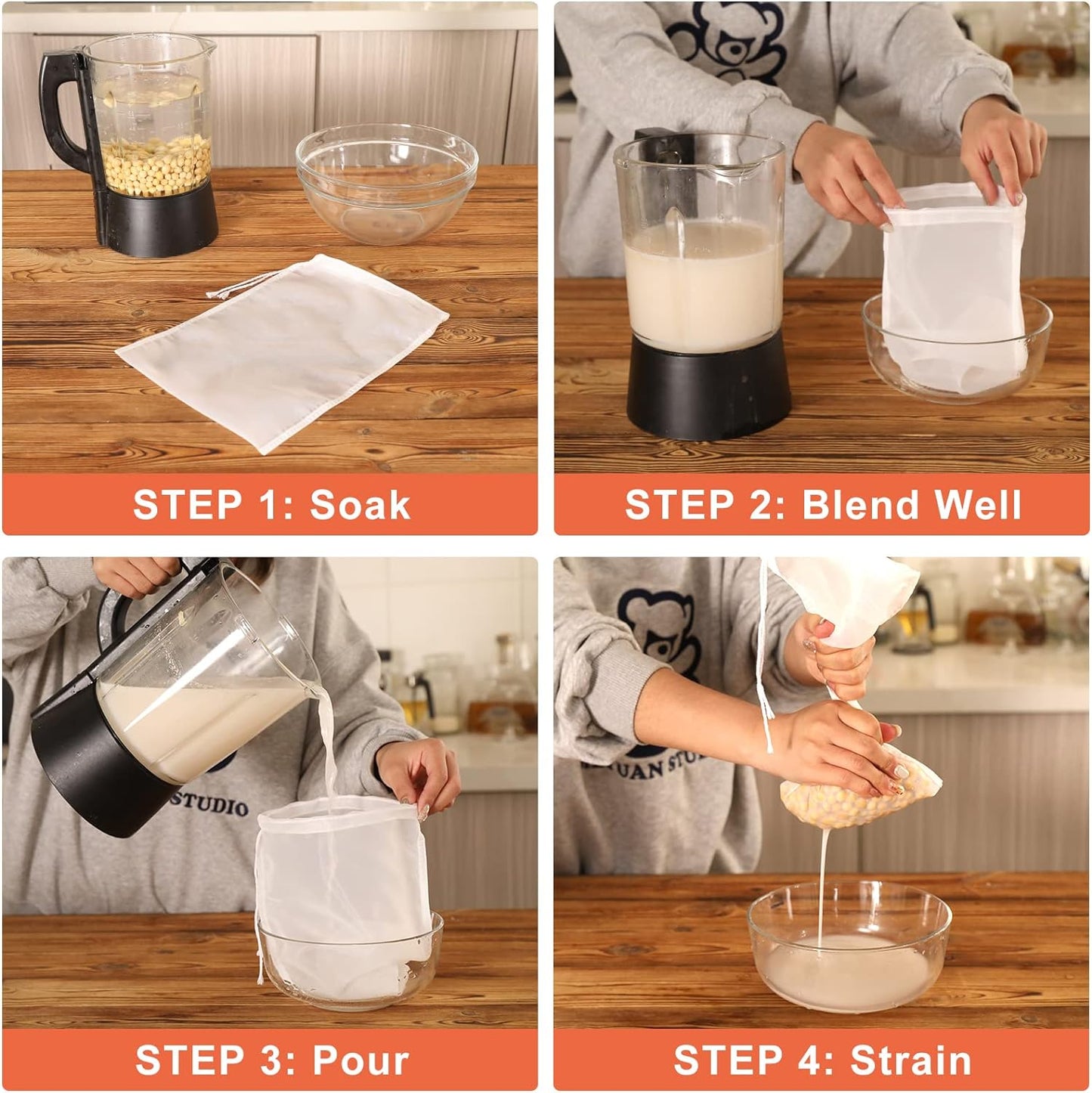 set-of-4-kimmama-nut-milk-bags---food-grade-nylon-strainers-for-juice-milk-coffee-and-soup---79-x-118-inch-cheese-cloth-bags-5